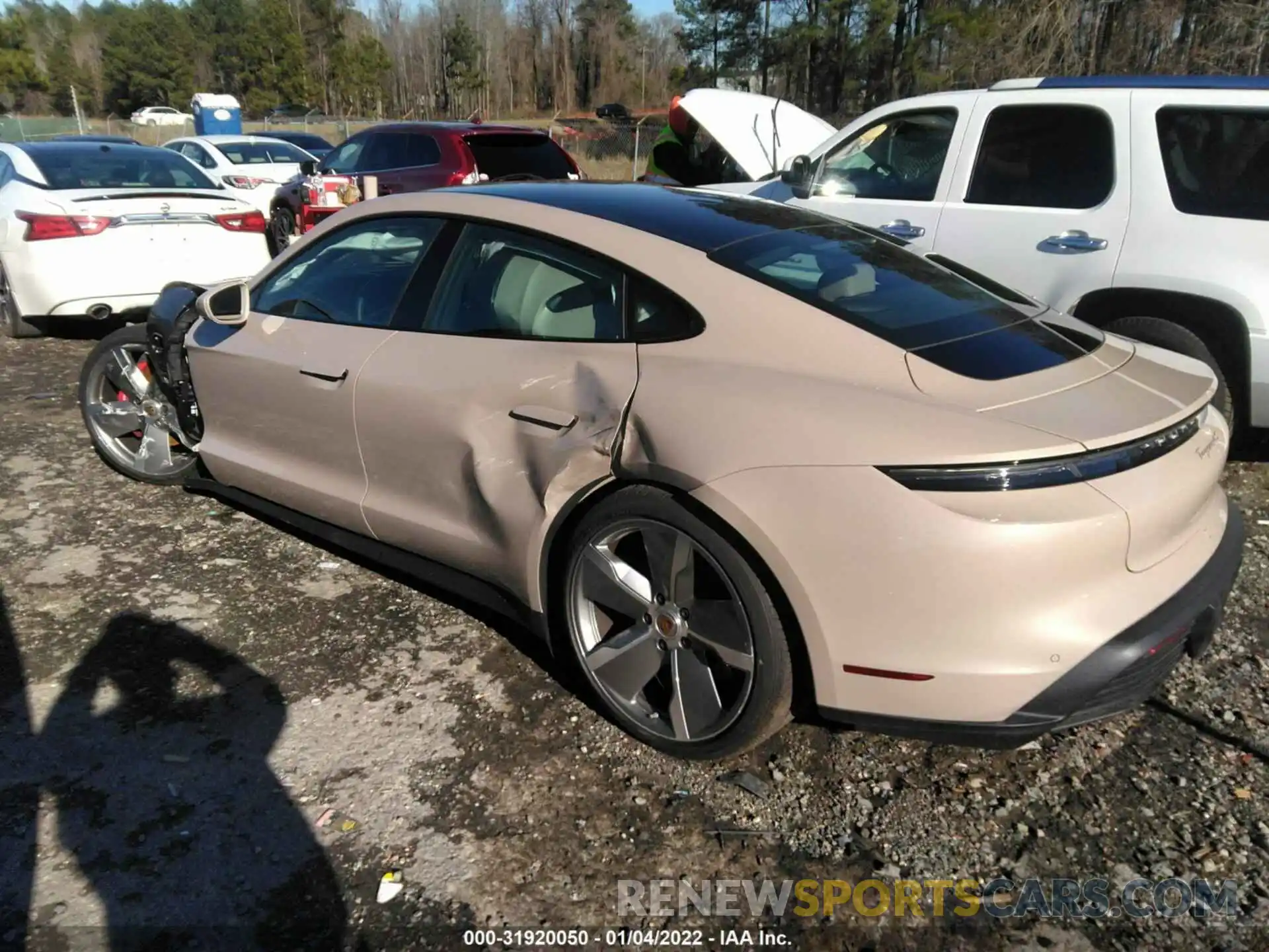 3 Photograph of a damaged car WP0AB2Y14MLA40130 PORSCHE TAYCAN 2021