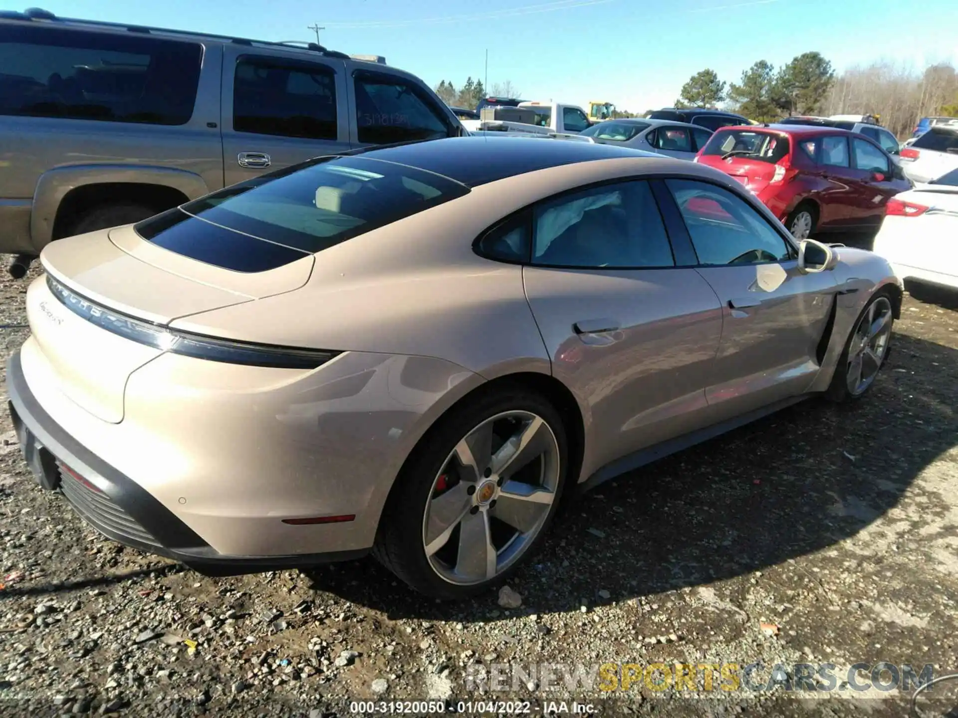 4 Photograph of a damaged car WP0AB2Y14MLA40130 PORSCHE TAYCAN 2021