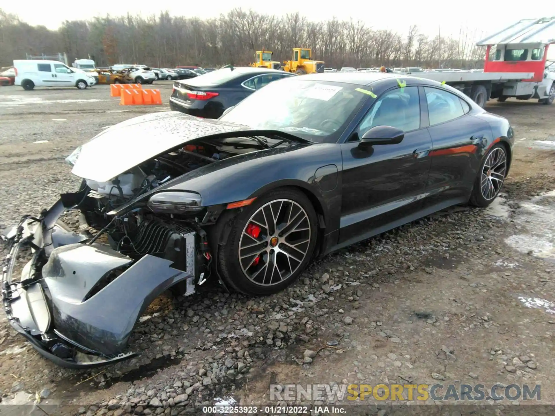 2 Photograph of a damaged car WP0AB2Y14MSA44720 PORSCHE TAYCAN 2021