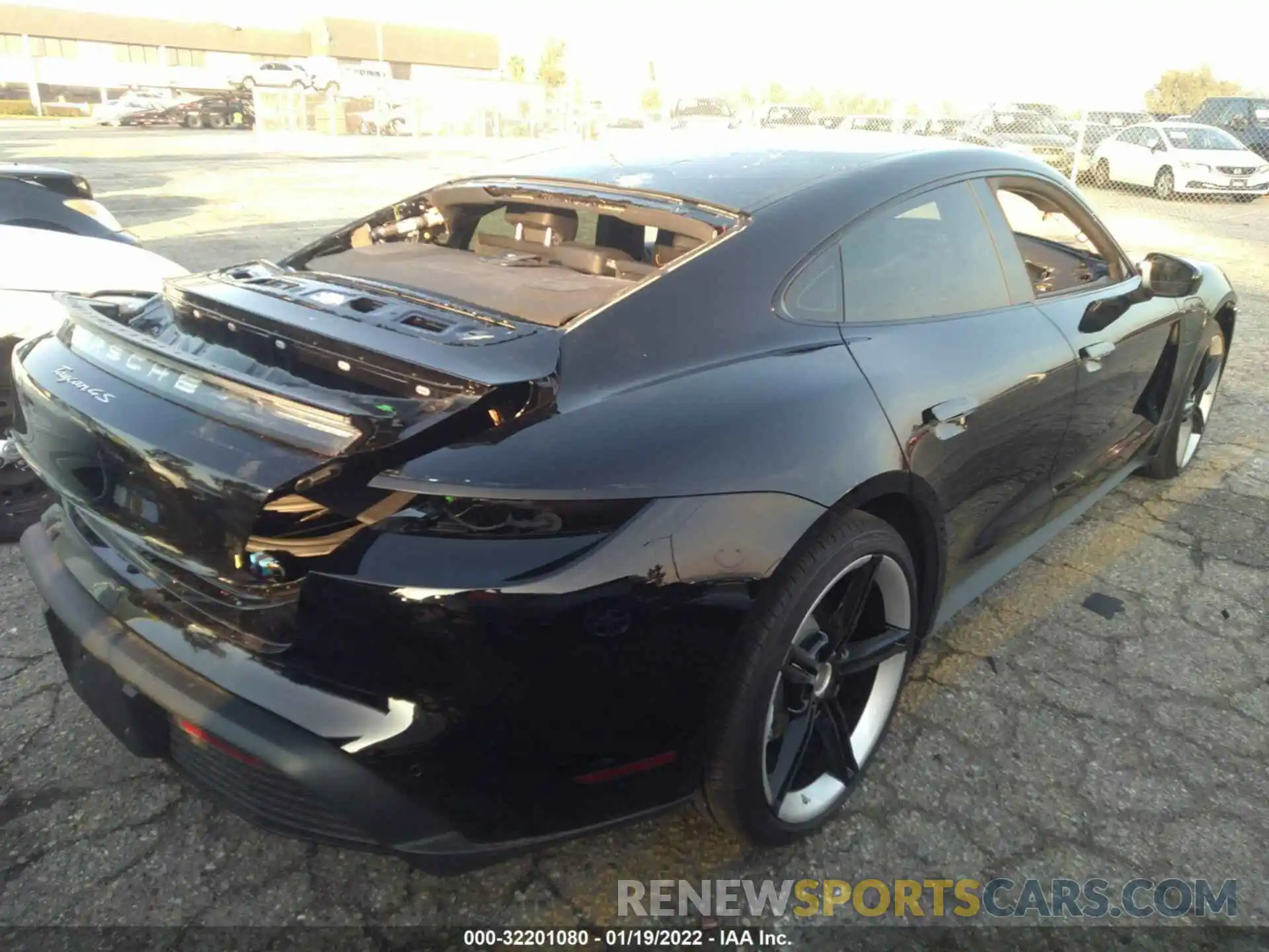 4 Photograph of a damaged car WP0AB2Y14MSA45592 PORSCHE TAYCAN 2021