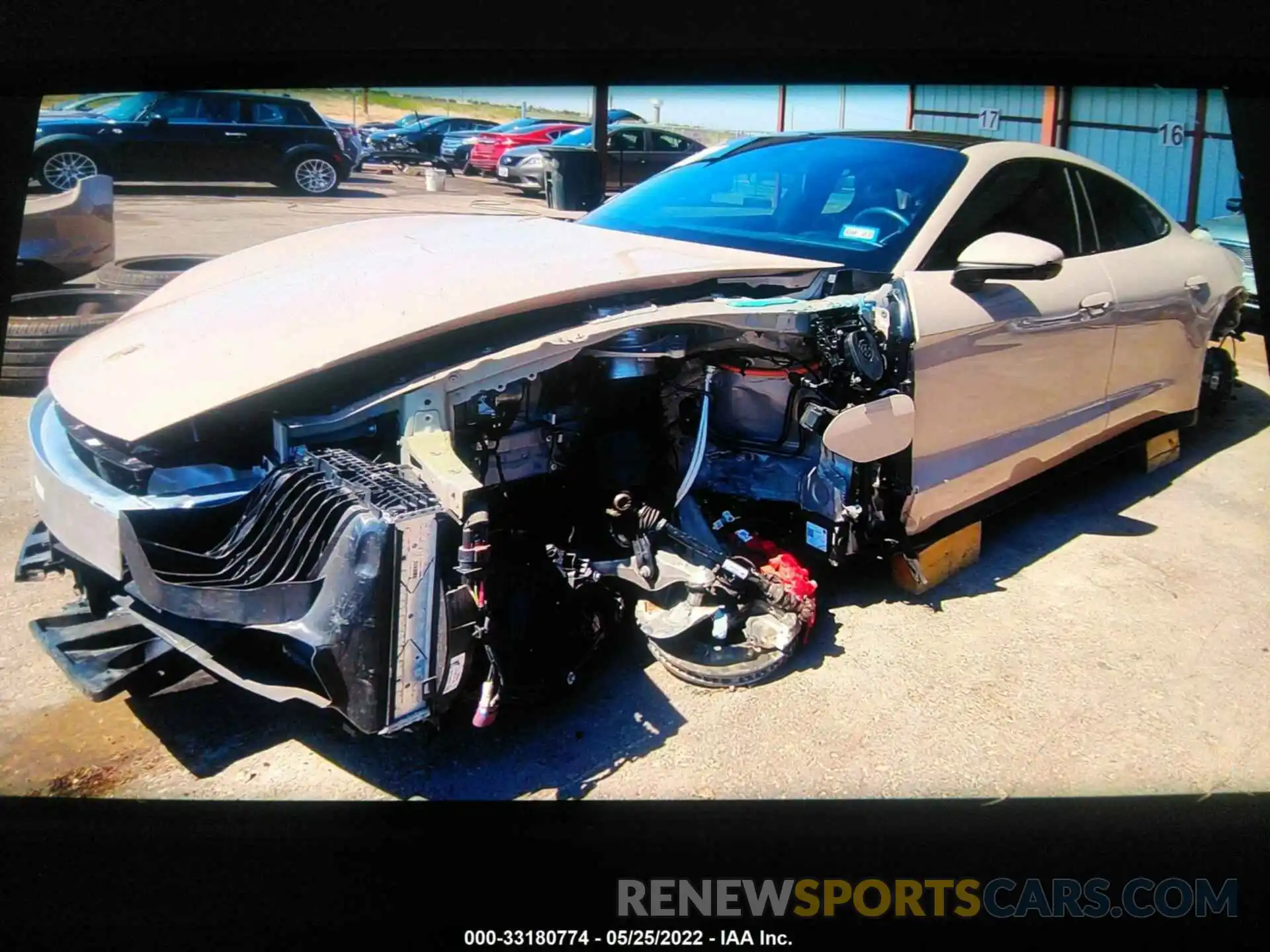 2 Photograph of a damaged car WP0AB2Y16MSA44752 PORSCHE TAYCAN 2021