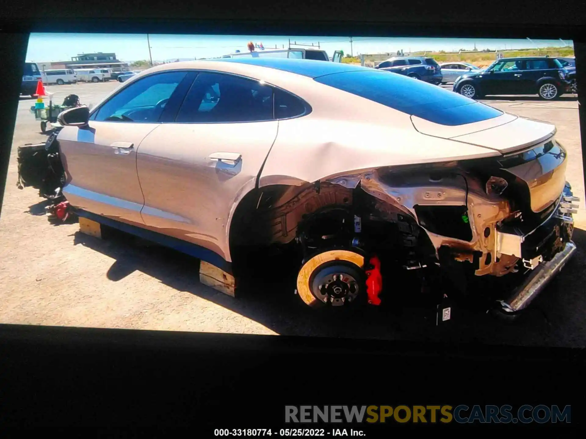 3 Photograph of a damaged car WP0AB2Y16MSA44752 PORSCHE TAYCAN 2021