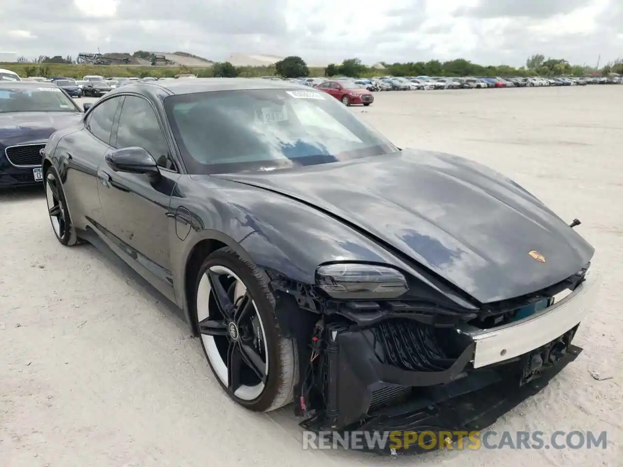 1 Photograph of a damaged car WP0AB2Y17MSA43416 PORSCHE TAYCAN 2021