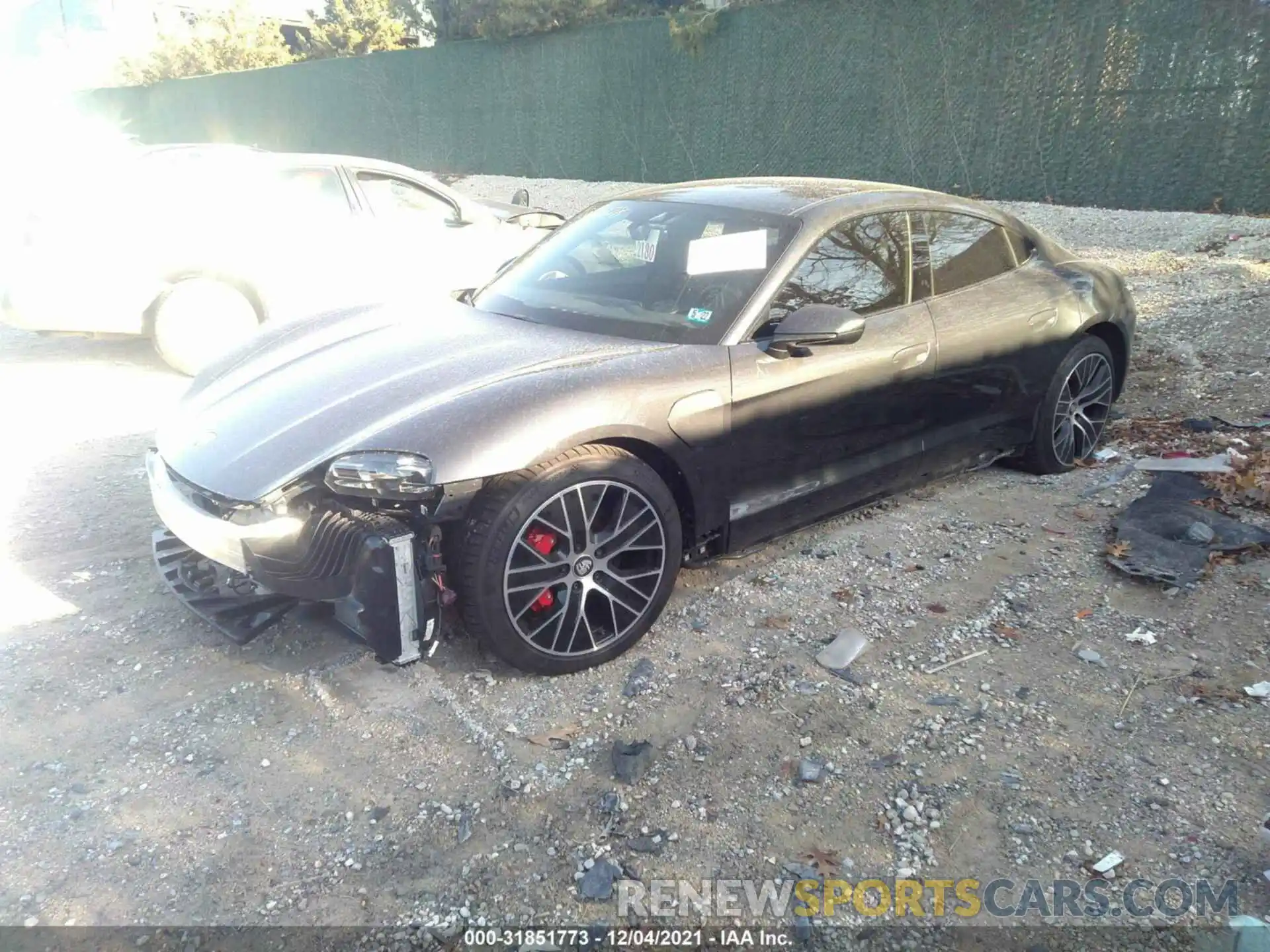 2 Photograph of a damaged car WP0AB2Y18MSA43232 PORSCHE TAYCAN 2021