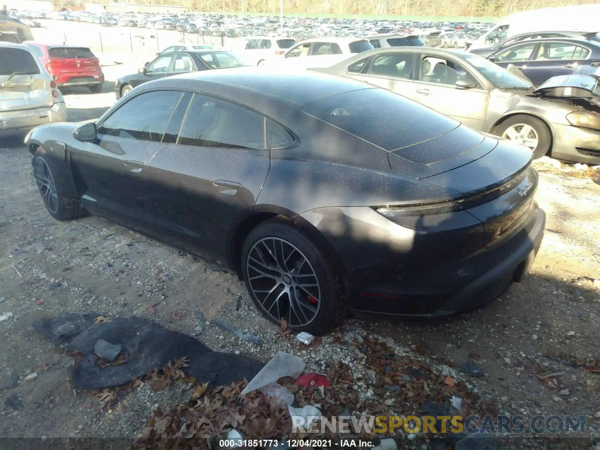 3 Photograph of a damaged car WP0AB2Y18MSA43232 PORSCHE TAYCAN 2021