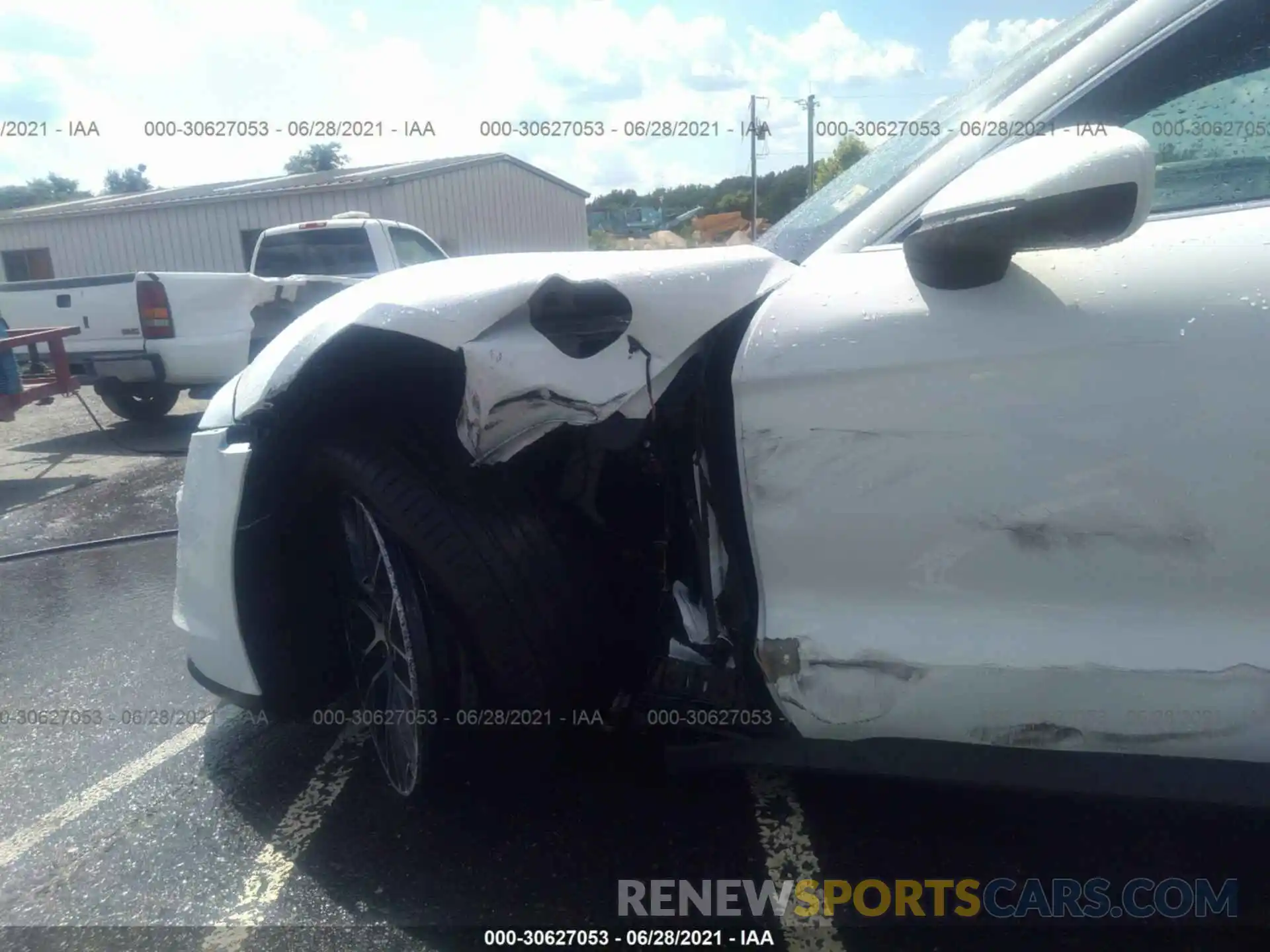 6 Photograph of a damaged car WP0AB2Y19MSA44101 PORSCHE TAYCAN 2021