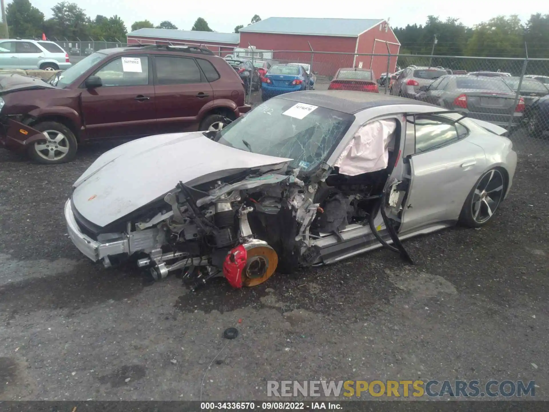 6 Photograph of a damaged car WP0AB2Y19MSA44969 PORSCHE TAYCAN 2021