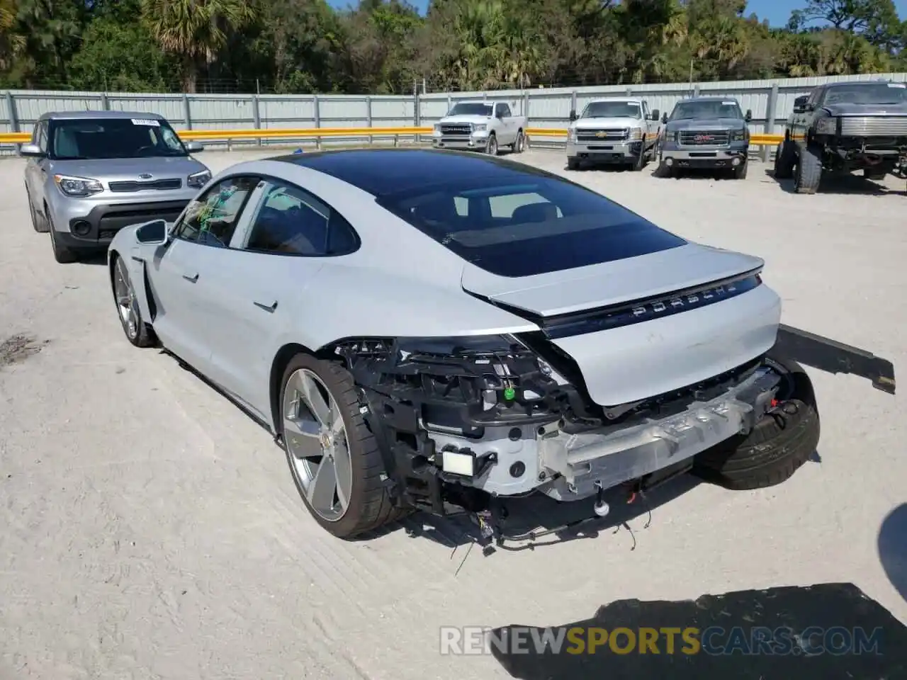 3 Photograph of a damaged car WP0AC2Y12MSA63456 PORSCHE TAYCAN 2021