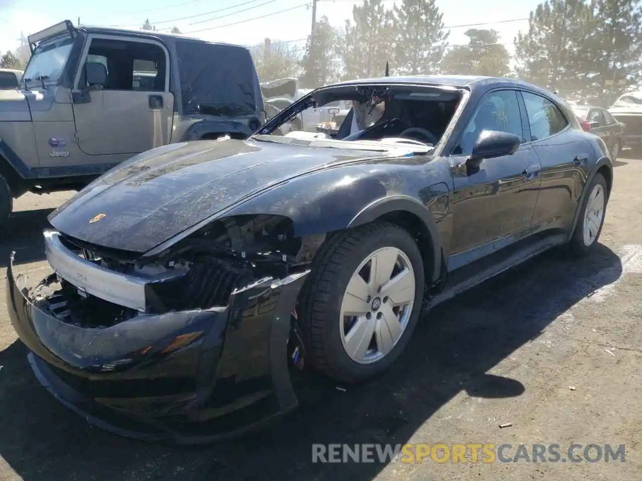 2 Photograph of a damaged car WP0BA2Y11MSA71123 PORSCHE TAYCAN 2021