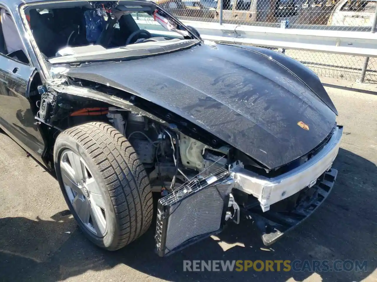 9 Photograph of a damaged car WP0BA2Y11MSA71123 PORSCHE TAYCAN 2021