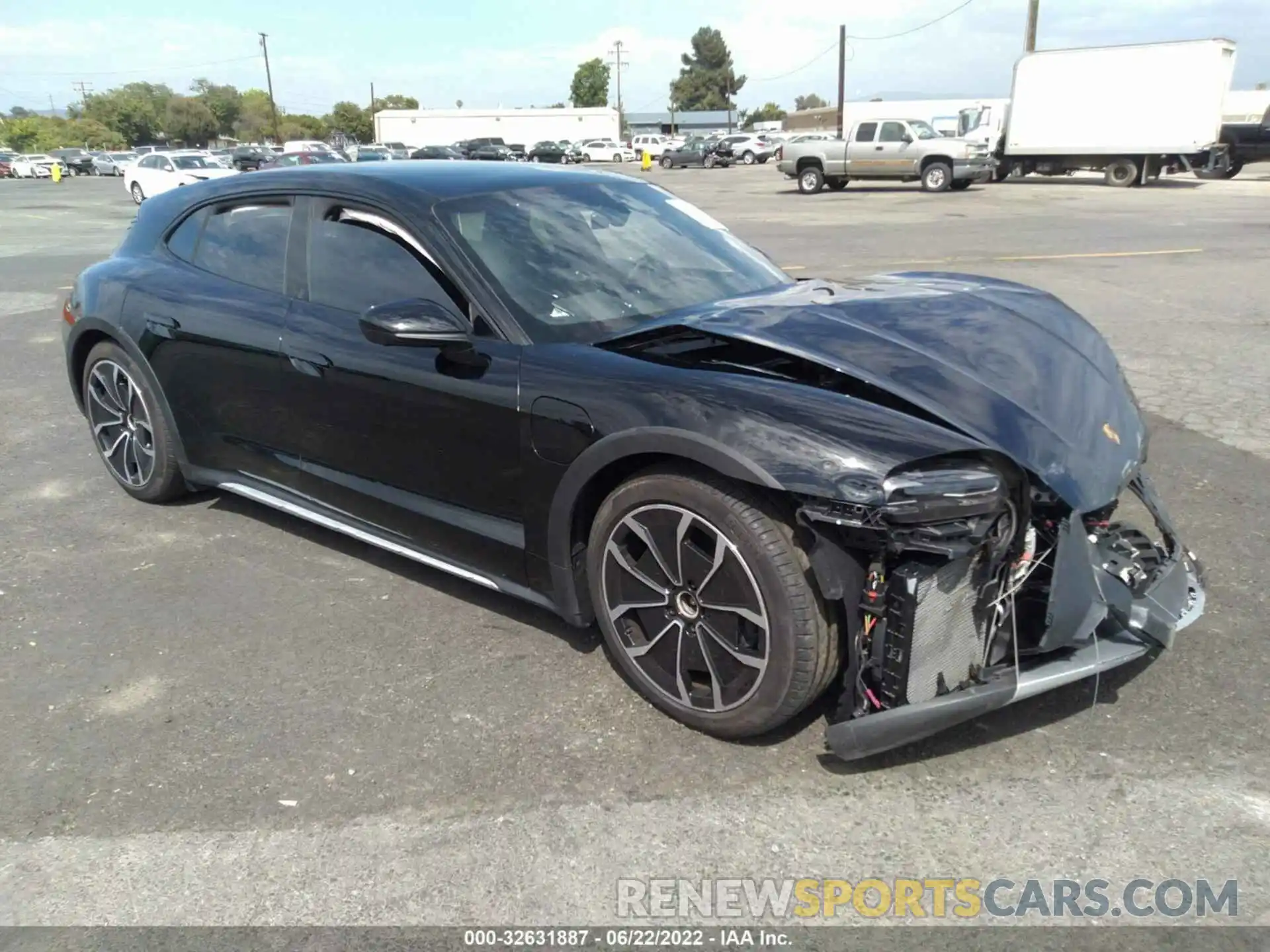 1 Photograph of a damaged car WP0BA2Y18MSA71071 PORSCHE TAYCAN 2021