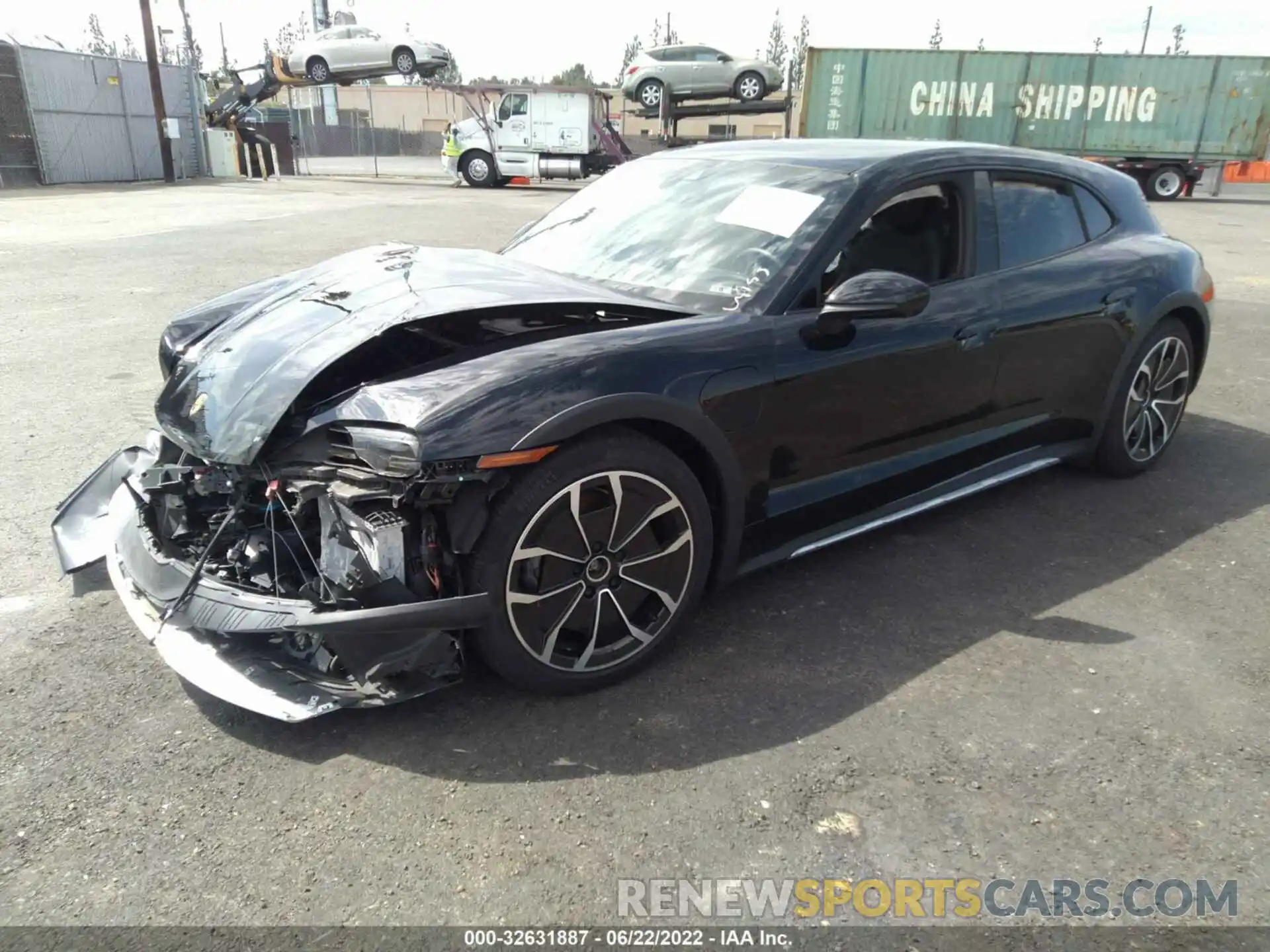 2 Photograph of a damaged car WP0BA2Y18MSA71071 PORSCHE TAYCAN 2021