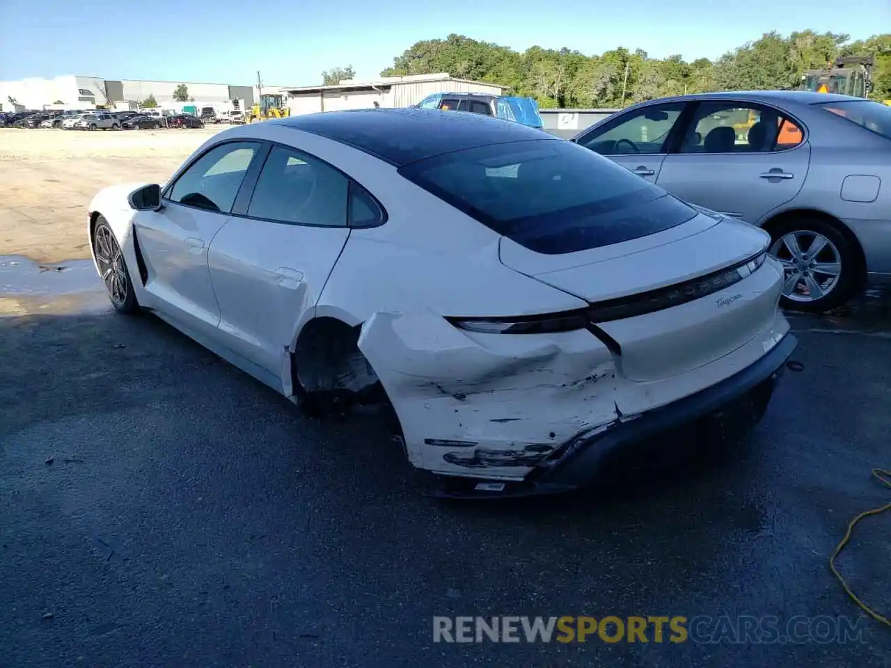 3 Photograph of a damaged car WP0AA2Y11NSA14126 PORSCHE TAYCAN 2022