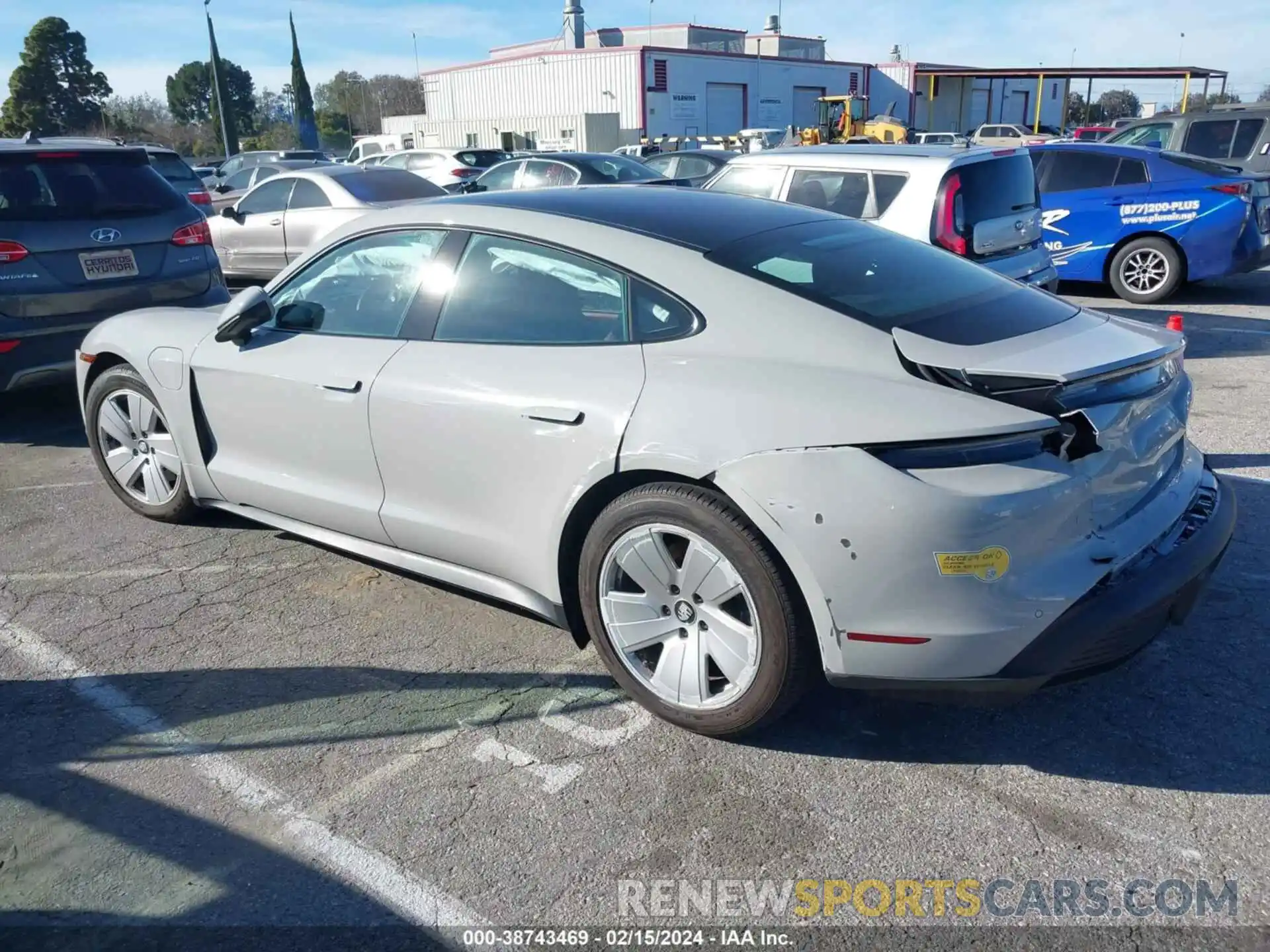 3 Photograph of a damaged car WP0AA2Y11NSA15907 PORSCHE TAYCAN 2022