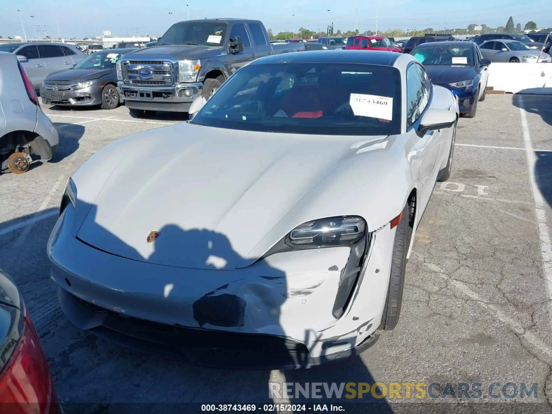 6 Photograph of a damaged car WP0AA2Y11NSA15907 PORSCHE TAYCAN 2022