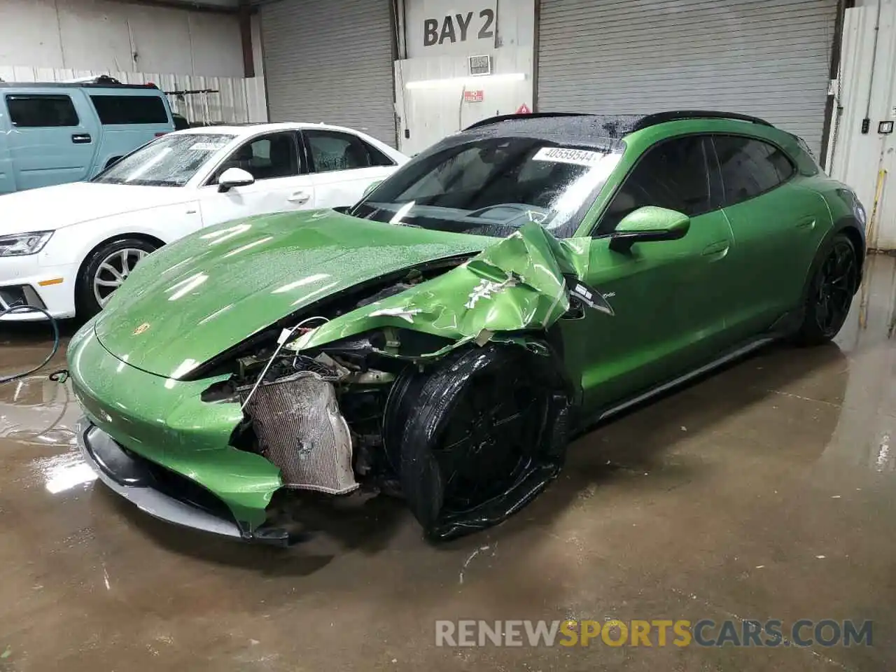 1 Photograph of a damaged car WP0BA2Y15NSA67643 PORSCHE TAYCAN 2022