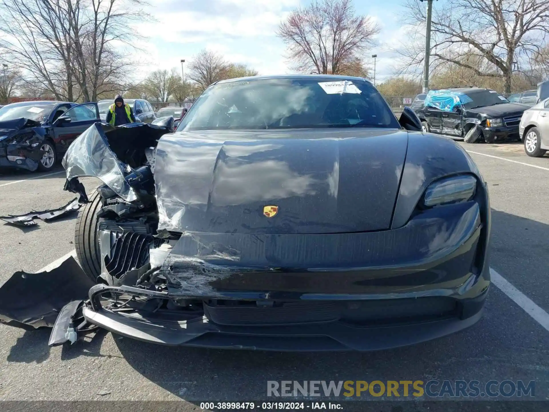 12 Photograph of a damaged car WP0AB2Y11PSA35803 PORSCHE TAYCAN 2023