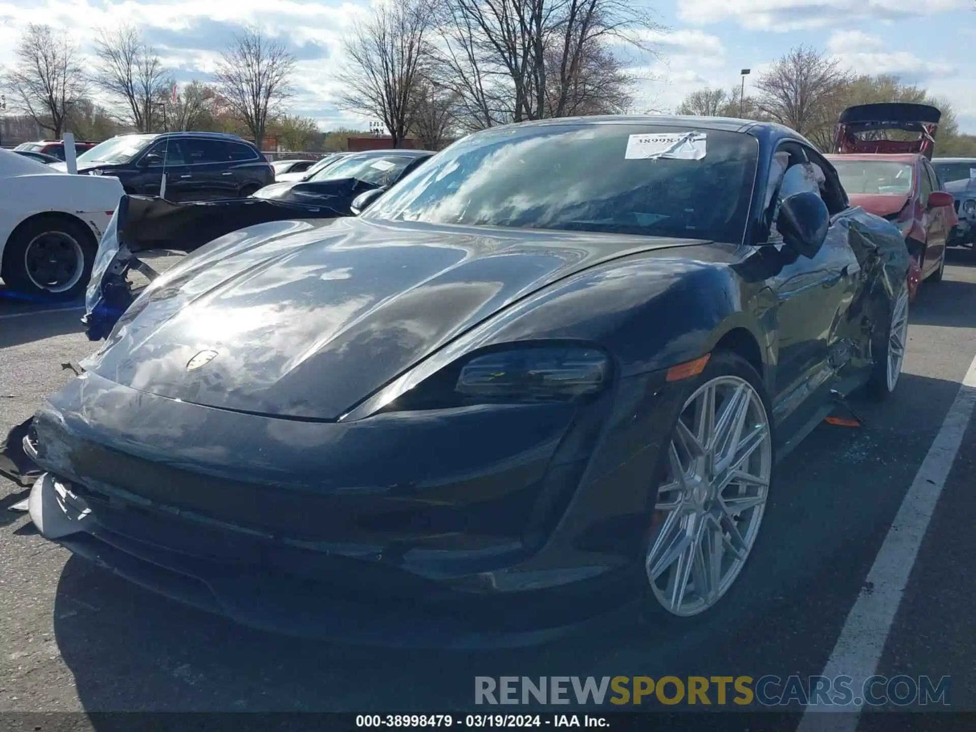 2 Photograph of a damaged car WP0AB2Y11PSA35803 PORSCHE TAYCAN 2023