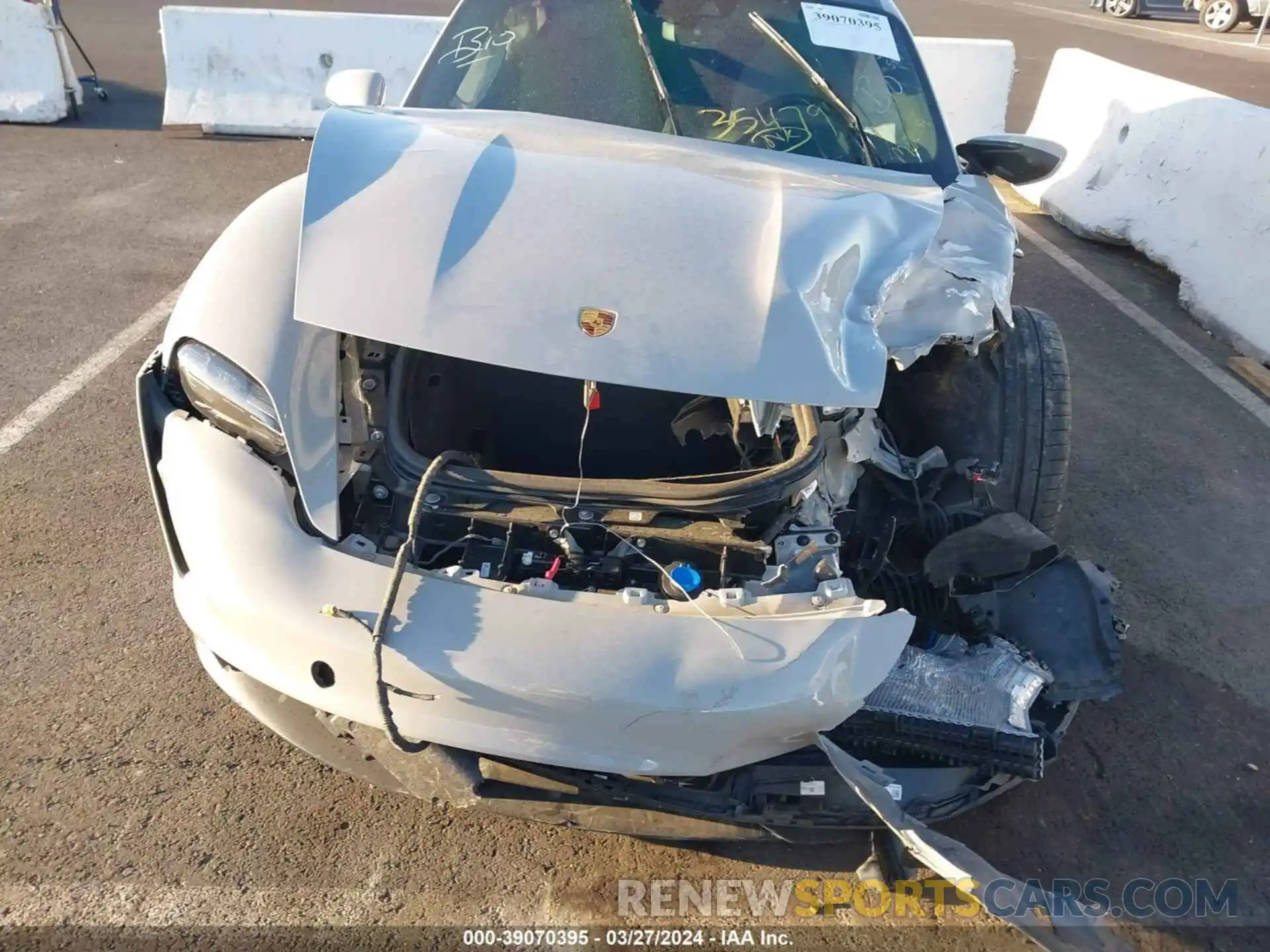 11 Photograph of a damaged car WP0AB2Y1XPSA36285 PORSCHE TAYCAN 2023