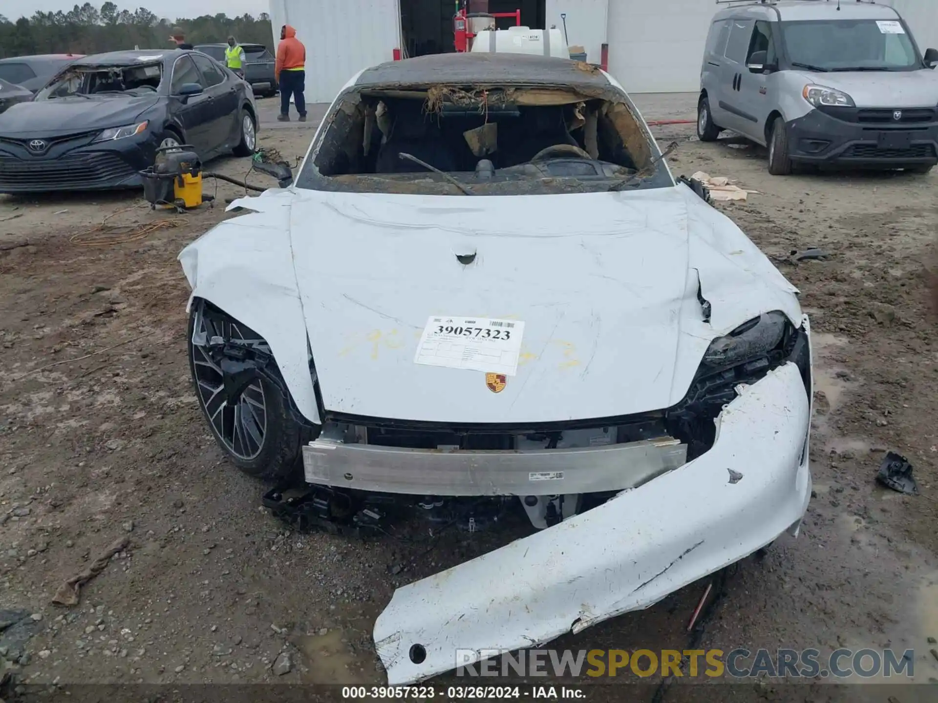 11 Photograph of a damaged car WP0AA2Y19RSA11304 PORSCHE TAYCAN 2024