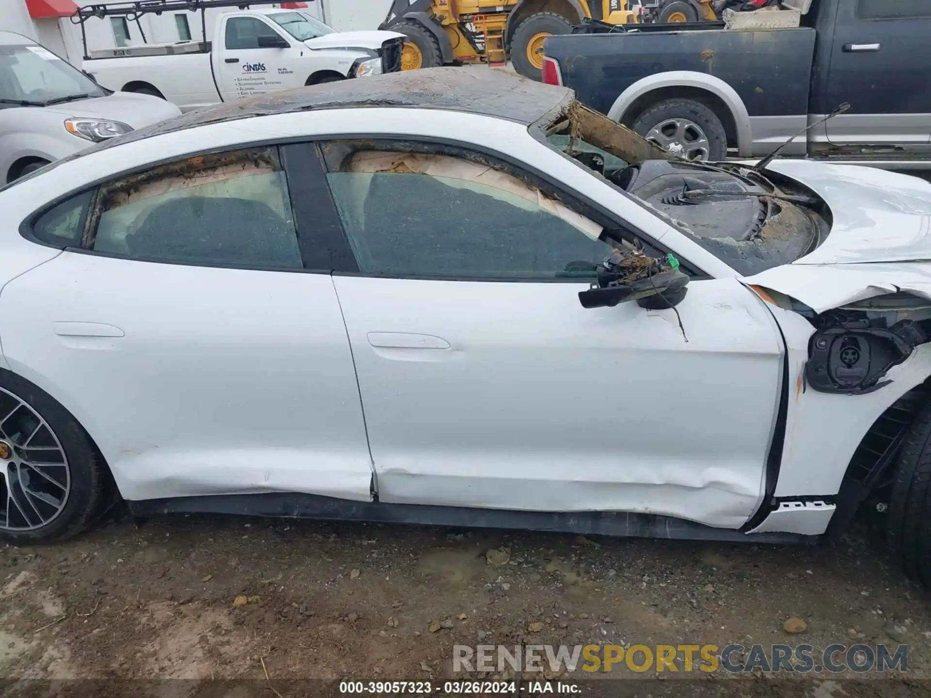 12 Photograph of a damaged car WP0AA2Y19RSA11304 PORSCHE TAYCAN 2024