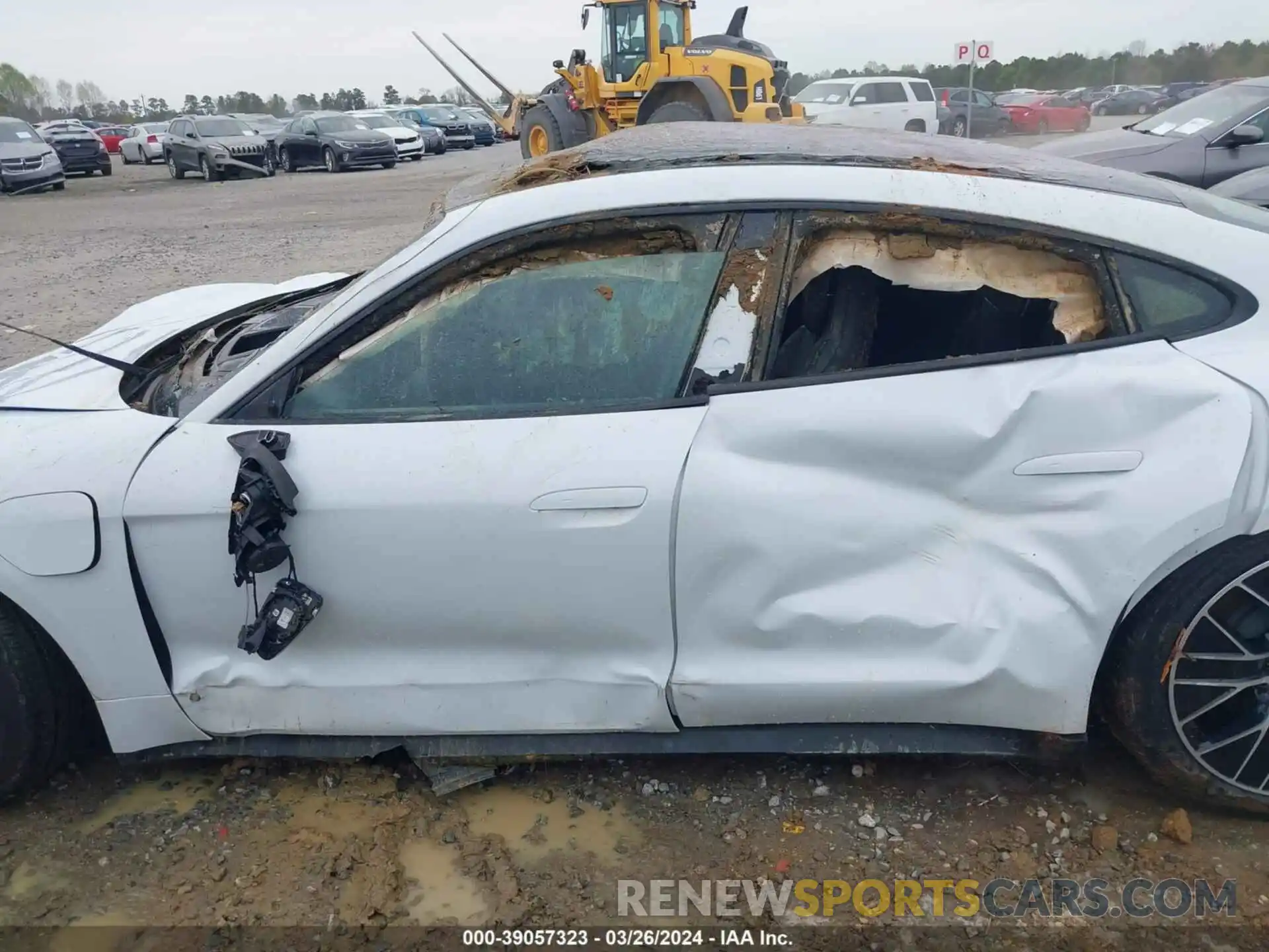 13 Photograph of a damaged car WP0AA2Y19RSA11304 PORSCHE TAYCAN 2024