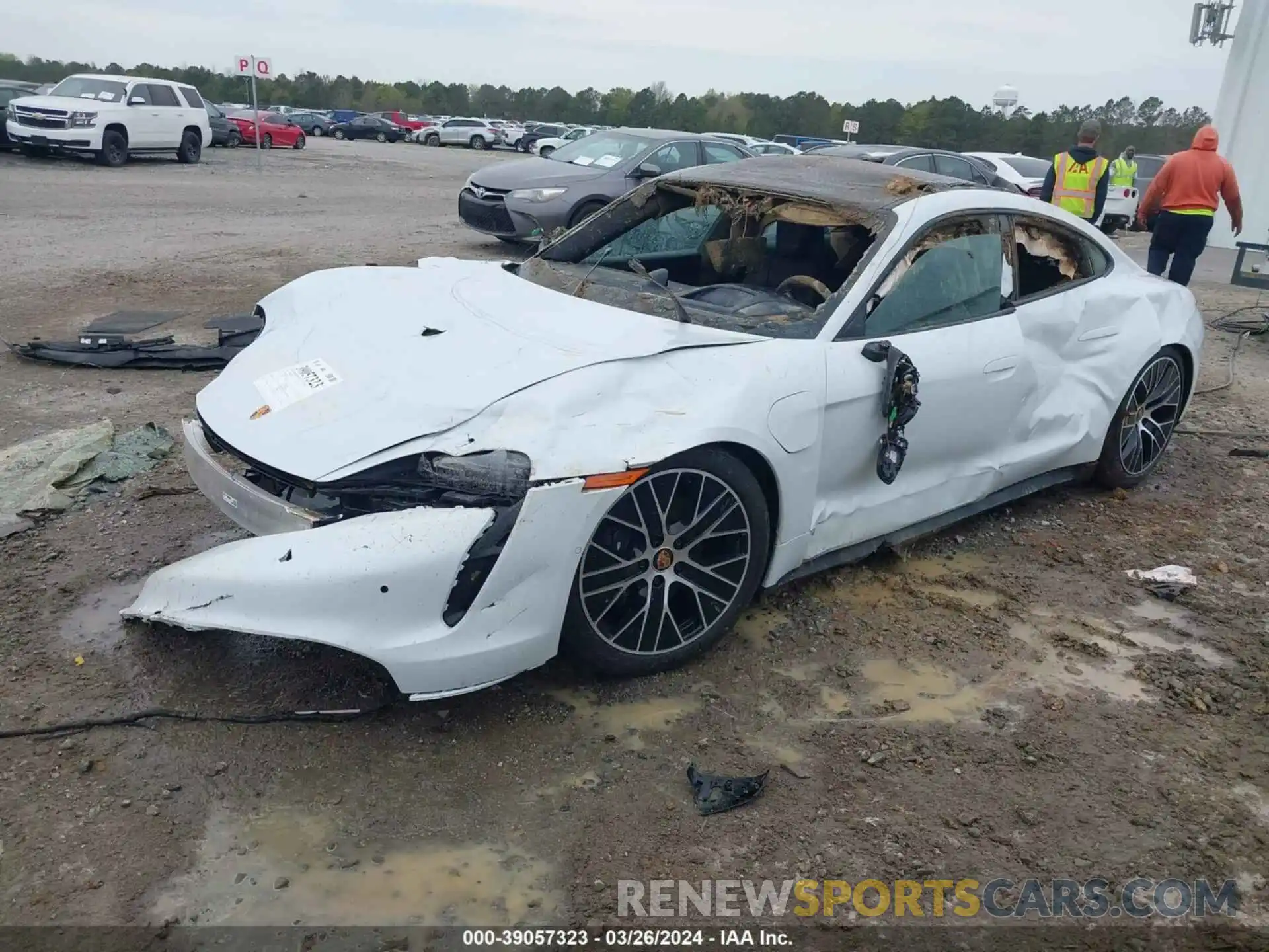 2 Photograph of a damaged car WP0AA2Y19RSA11304 PORSCHE TAYCAN 2024