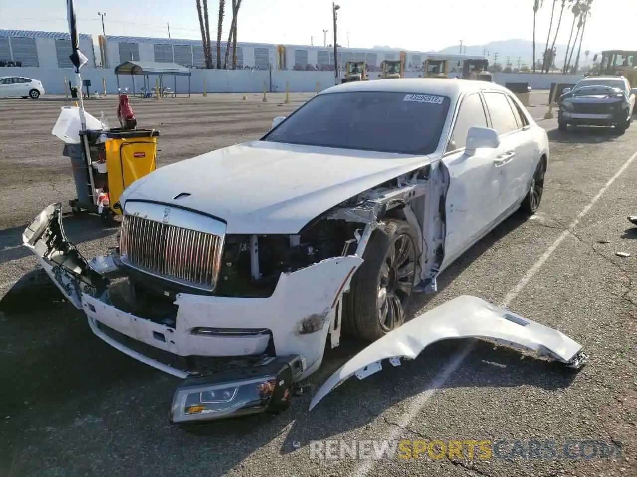 2 Photograph of a damaged car SCATV2C08MU206422 ROLLS-ROYCE ALL MODELS 2021