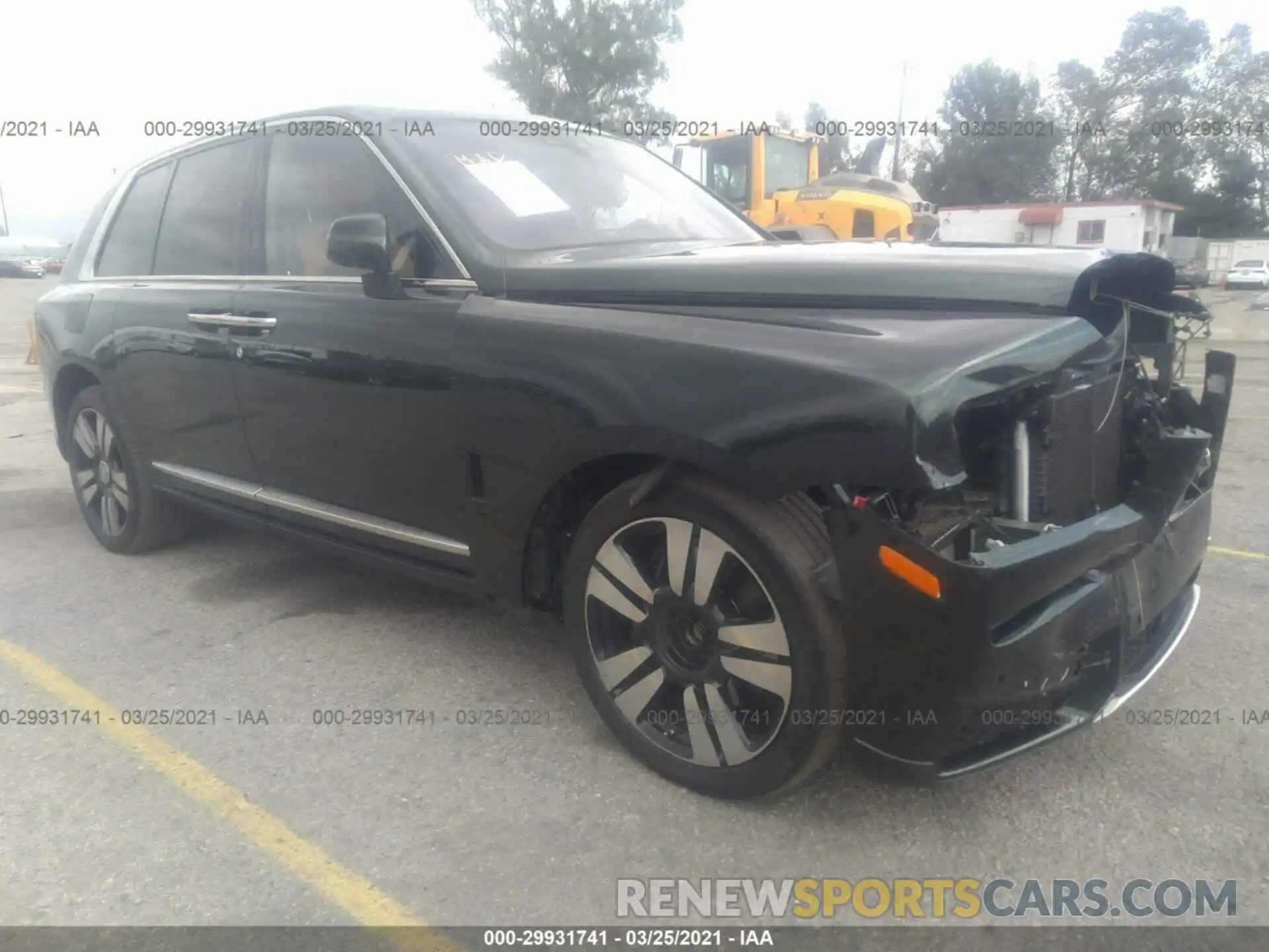 1 Photograph of a damaged car SLA689X50KU114236 ROLLS-ROYCE CULLINAN 2019