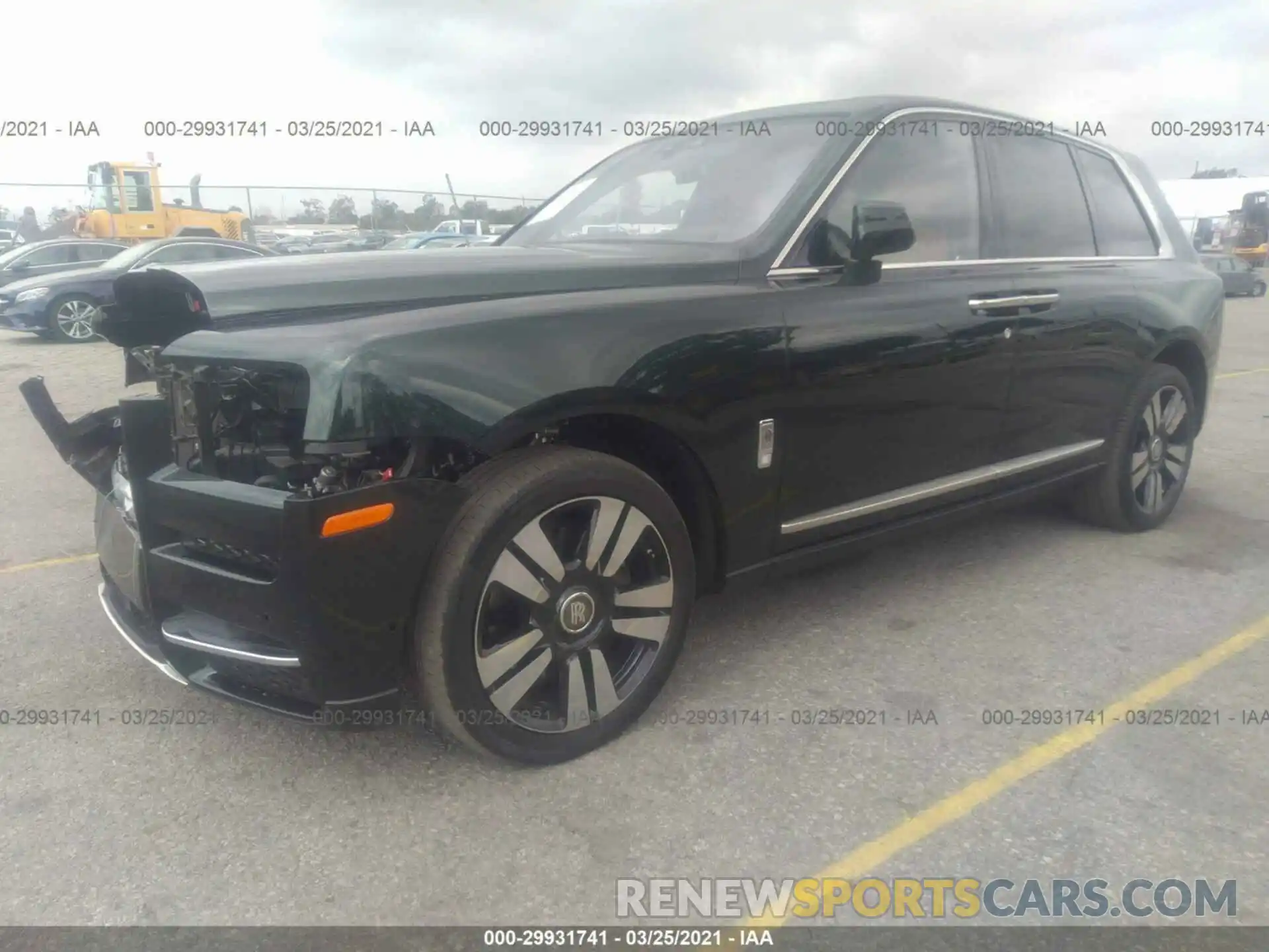 2 Photograph of a damaged car SLA689X50KU114236 ROLLS-ROYCE CULLINAN 2019