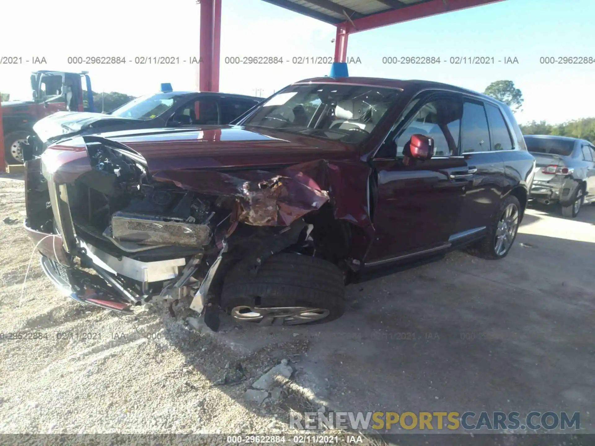 2 Photograph of a damaged car SLA689X52KU113878 ROLLS-ROYCE CULLINAN 2019