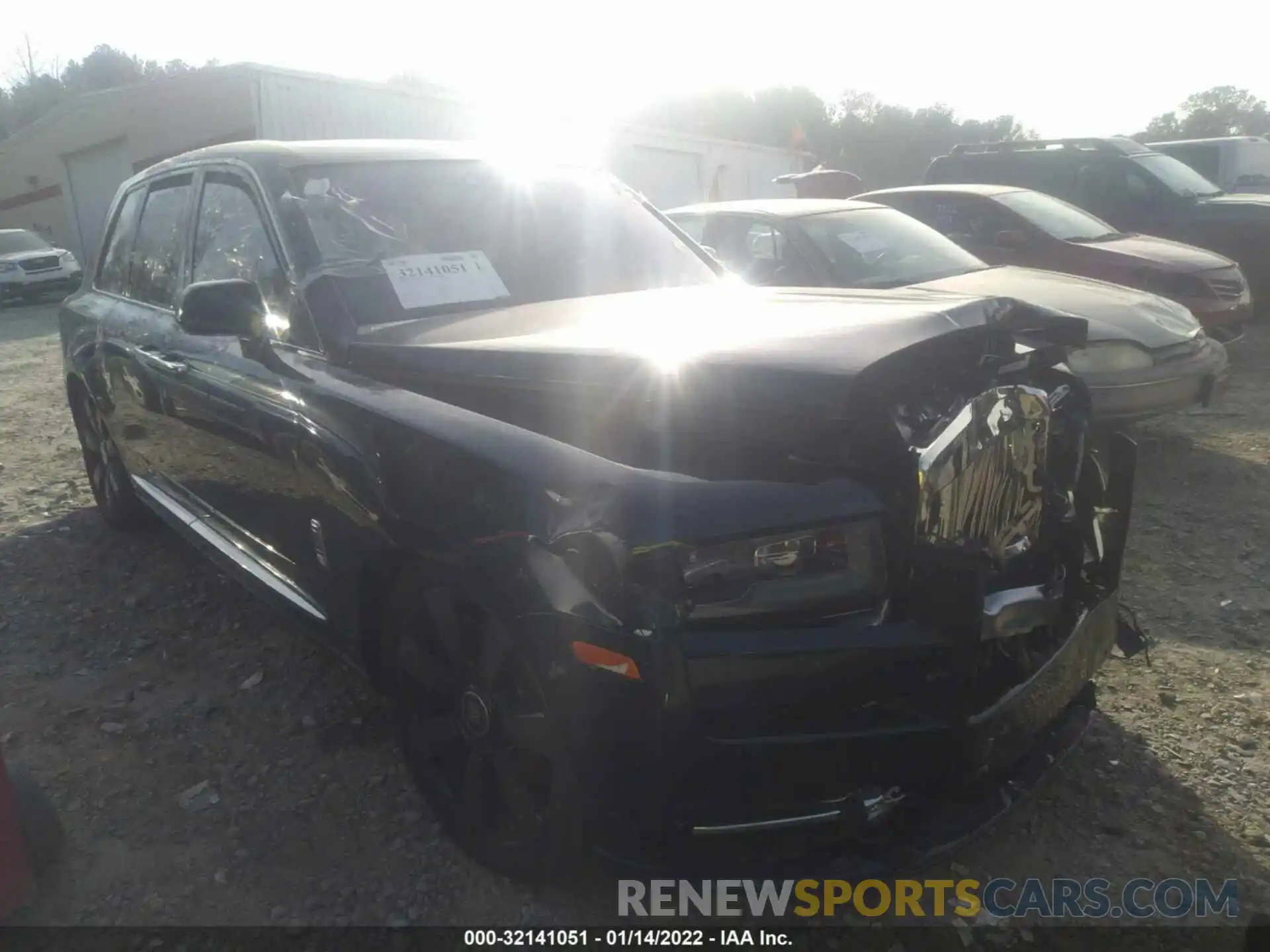 1 Photograph of a damaged car SLATV4C0XLU201443 ROLLS-ROYCE CULLINAN 2020