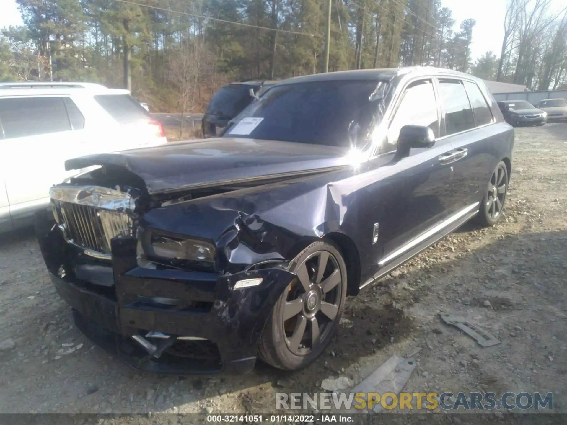 2 Photograph of a damaged car SLATV4C0XLU201443 ROLLS-ROYCE CULLINAN 2020