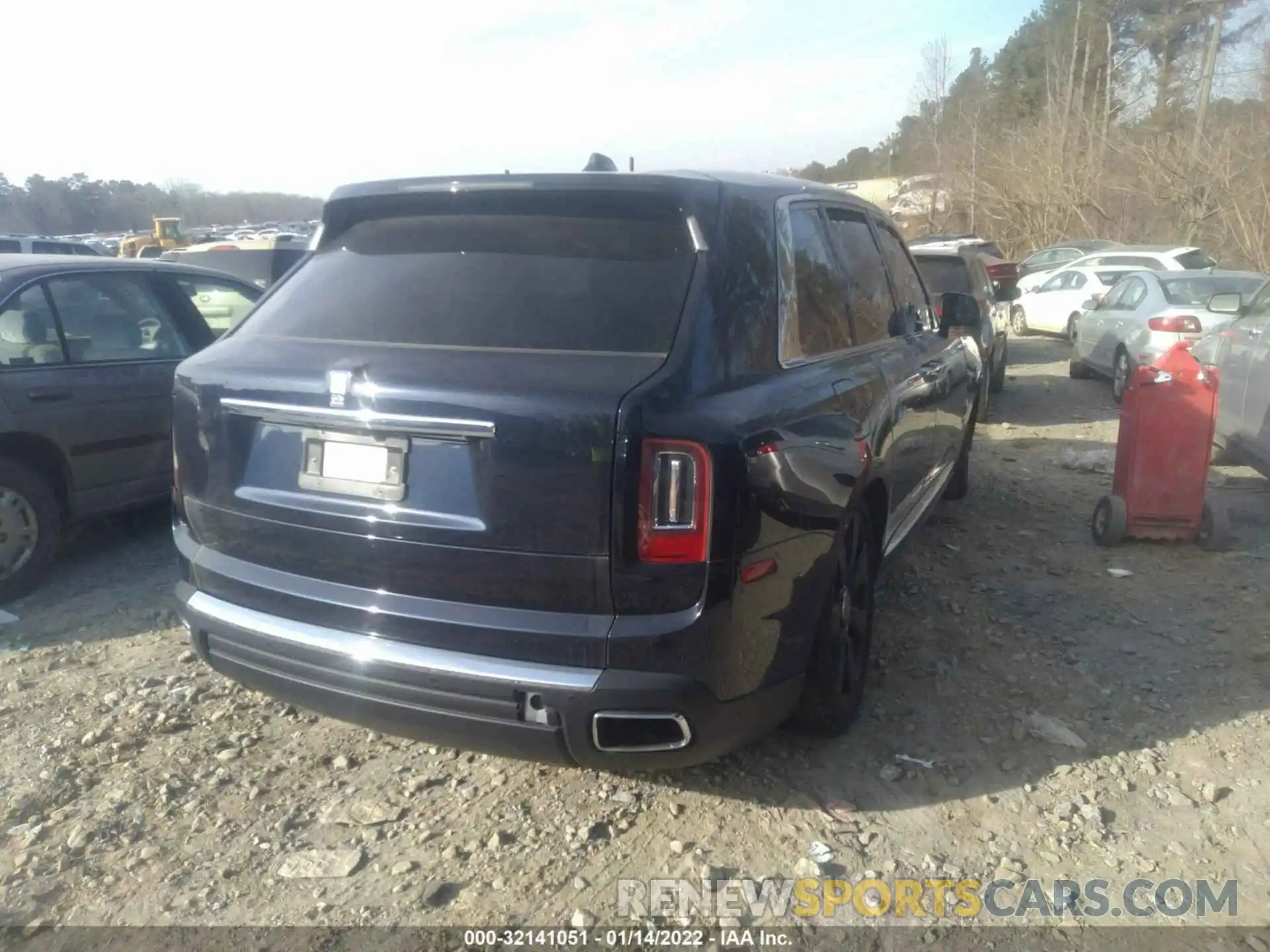 4 Photograph of a damaged car SLATV4C0XLU201443 ROLLS-ROYCE CULLINAN 2020