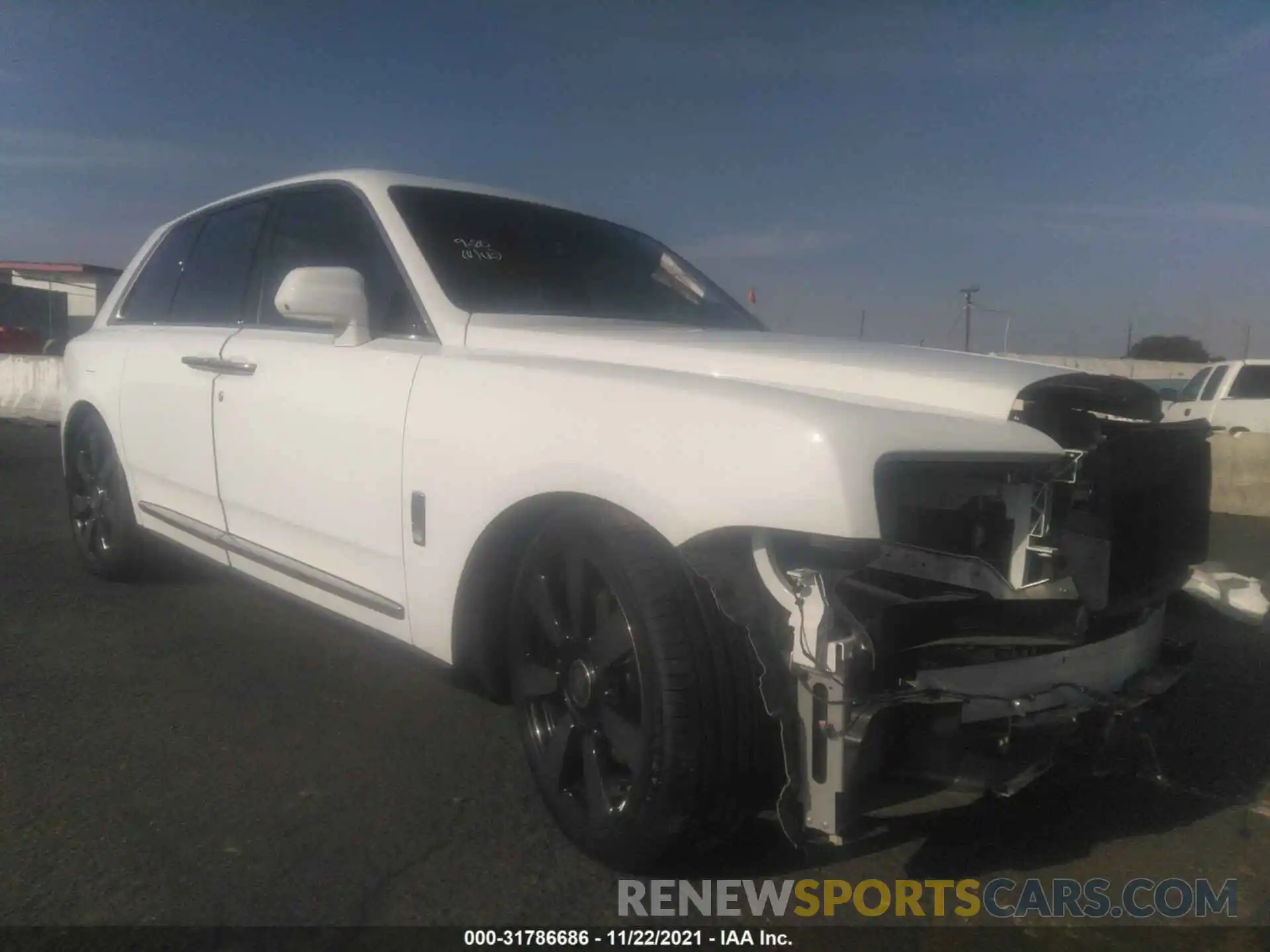 1 Photograph of a damaged car SLATV4C07MU208352 ROLLS-ROYCE CULLINAN 2021