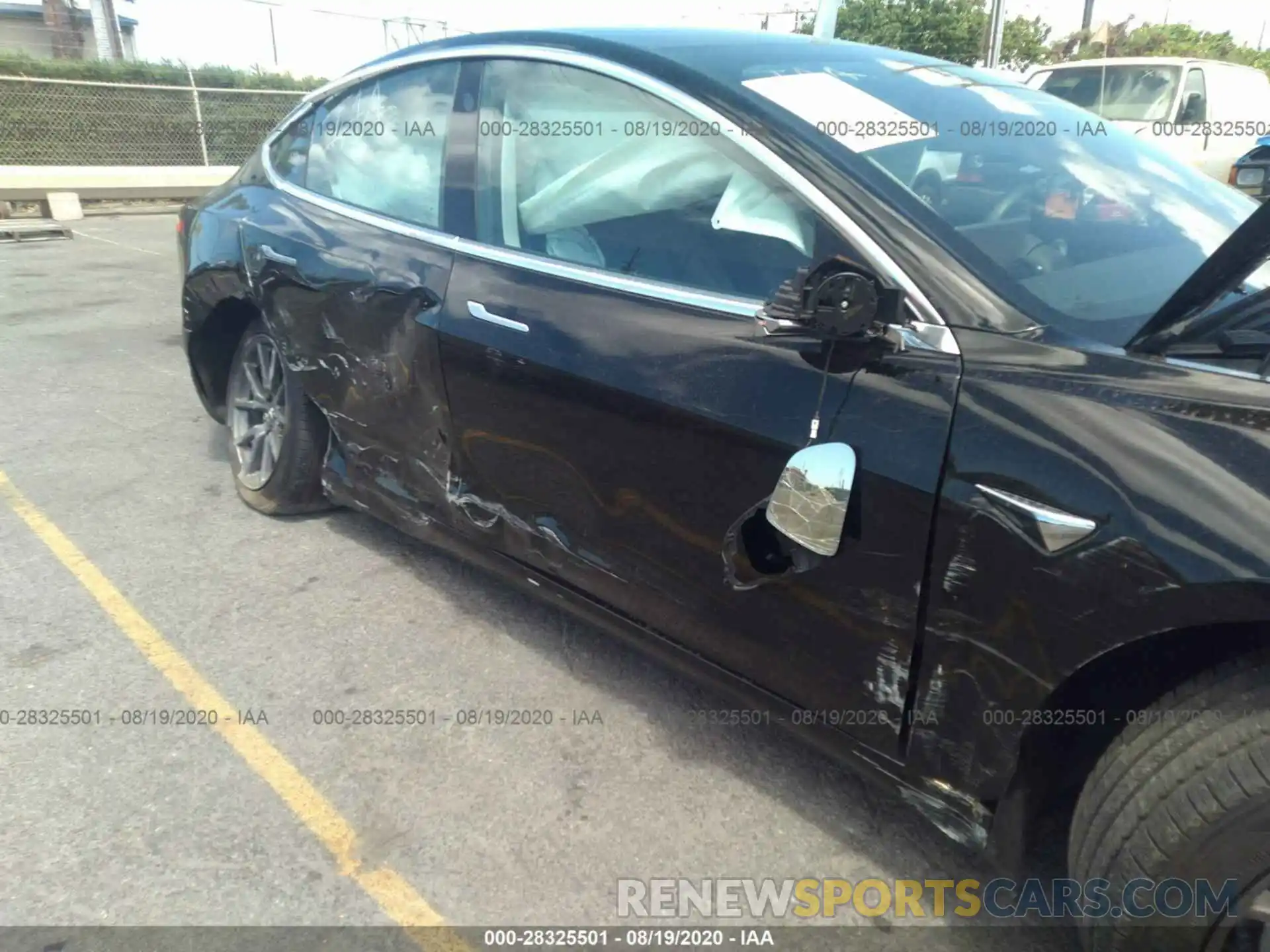 6 Photograph of a damaged car 5YJ3E1EA0KF198749 TESLA MODEL 3 2019