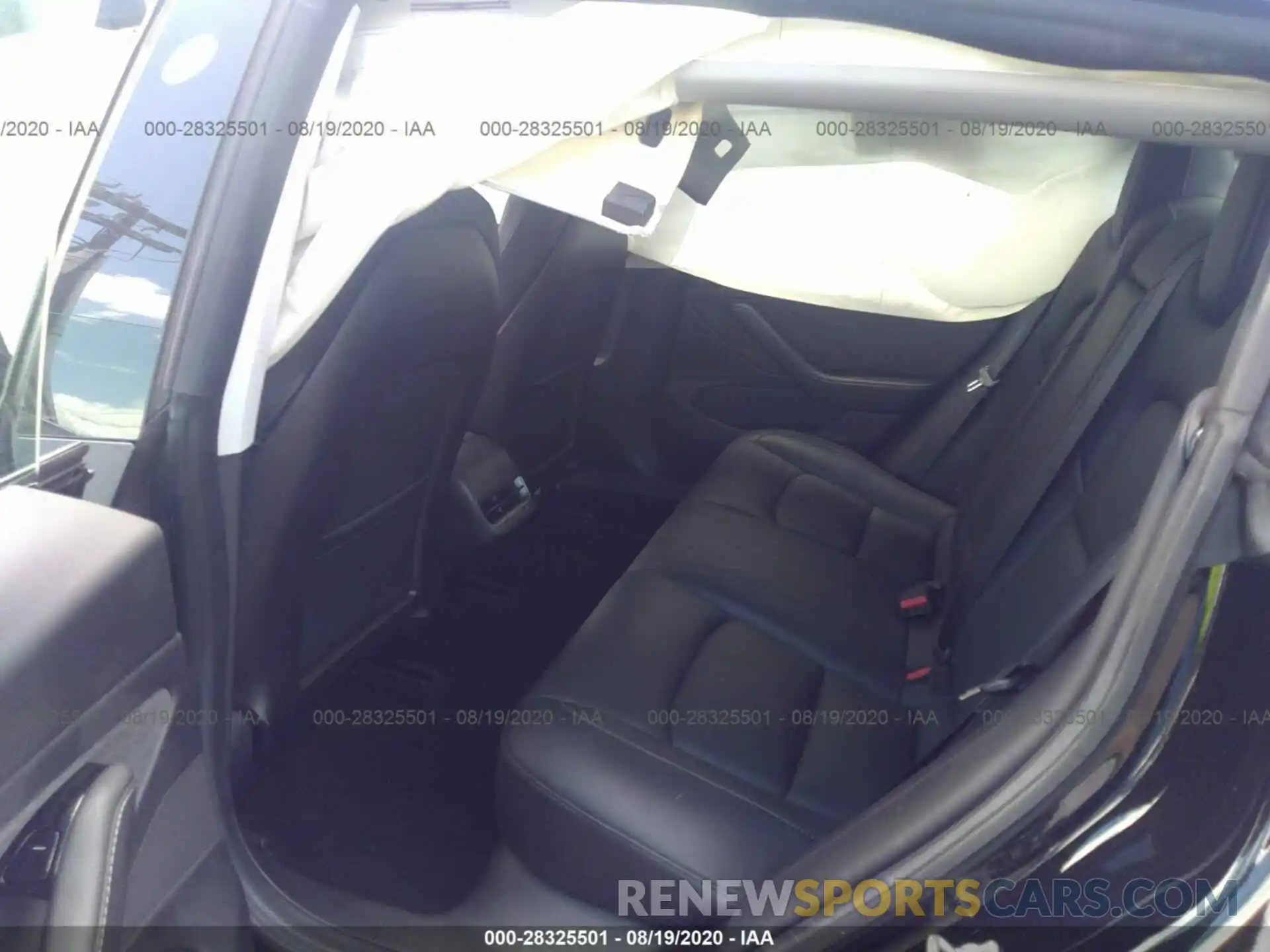 8 Photograph of a damaged car 5YJ3E1EA0KF198749 TESLA MODEL 3 2019