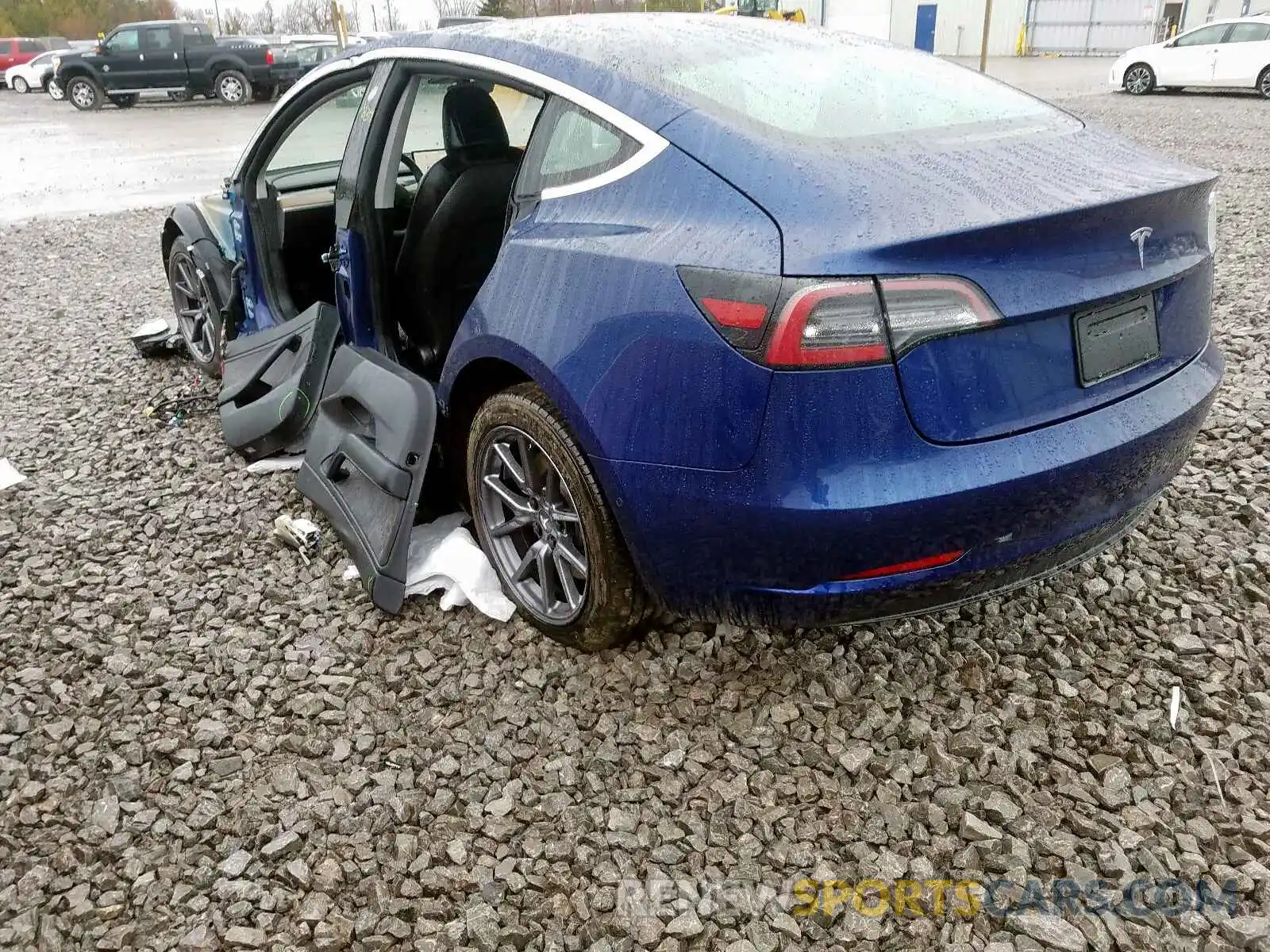 3 Photograph of a damaged car 5YJ3E1EA0KF265382 TESLA MODEL 3 2019