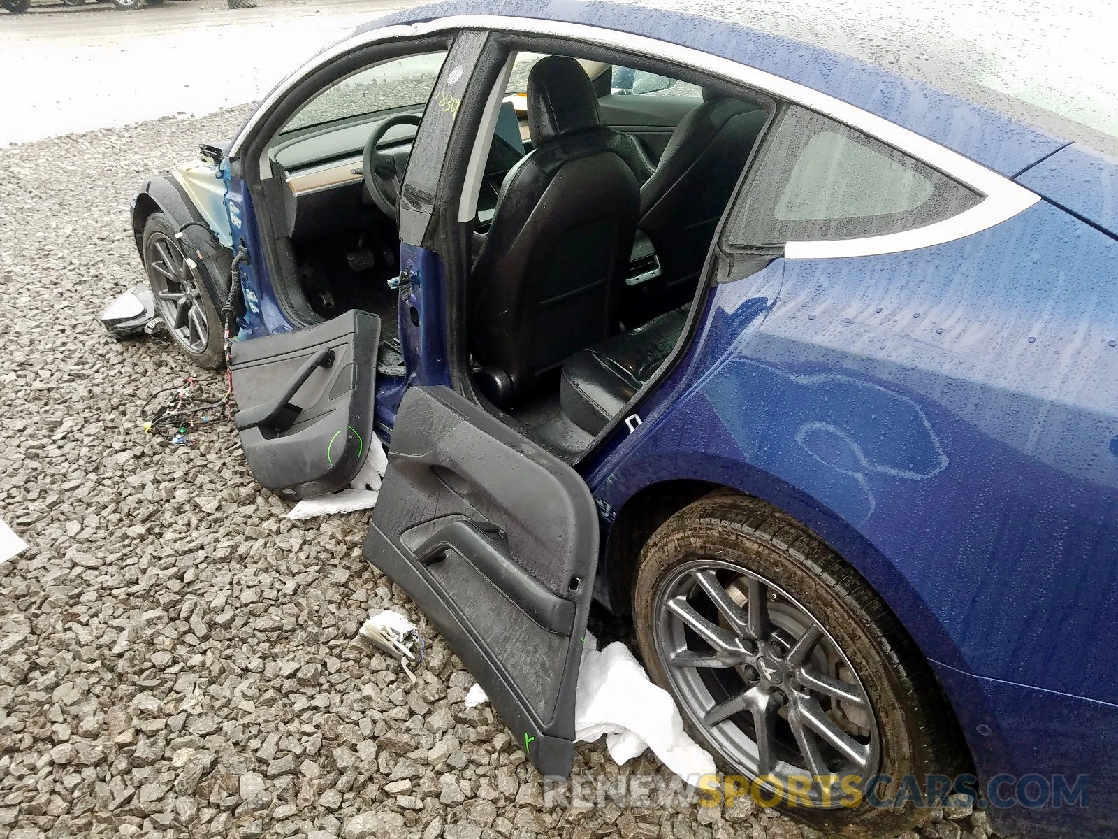 9 Photograph of a damaged car 5YJ3E1EA0KF265382 TESLA MODEL 3 2019