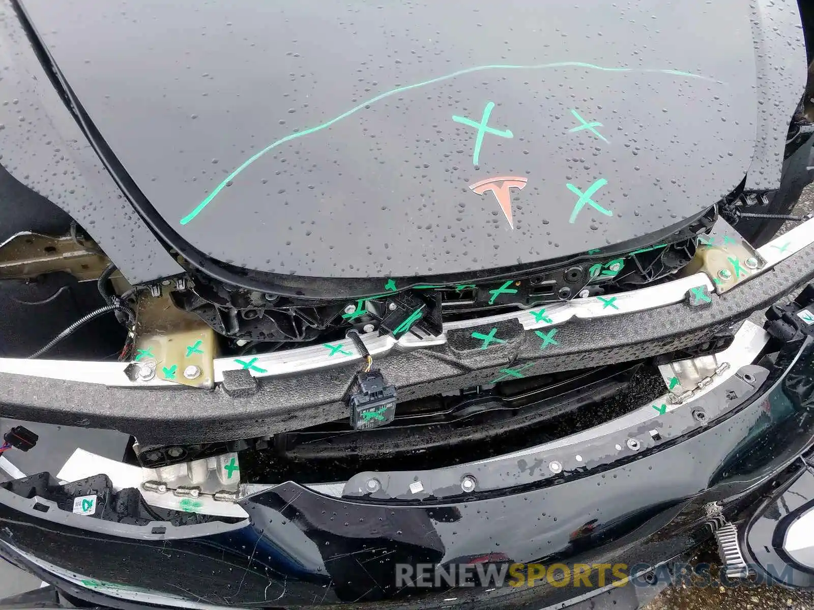 9 Photograph of a damaged car 5YJ3E1EA0KF297457 TESLA MODEL 3 2019