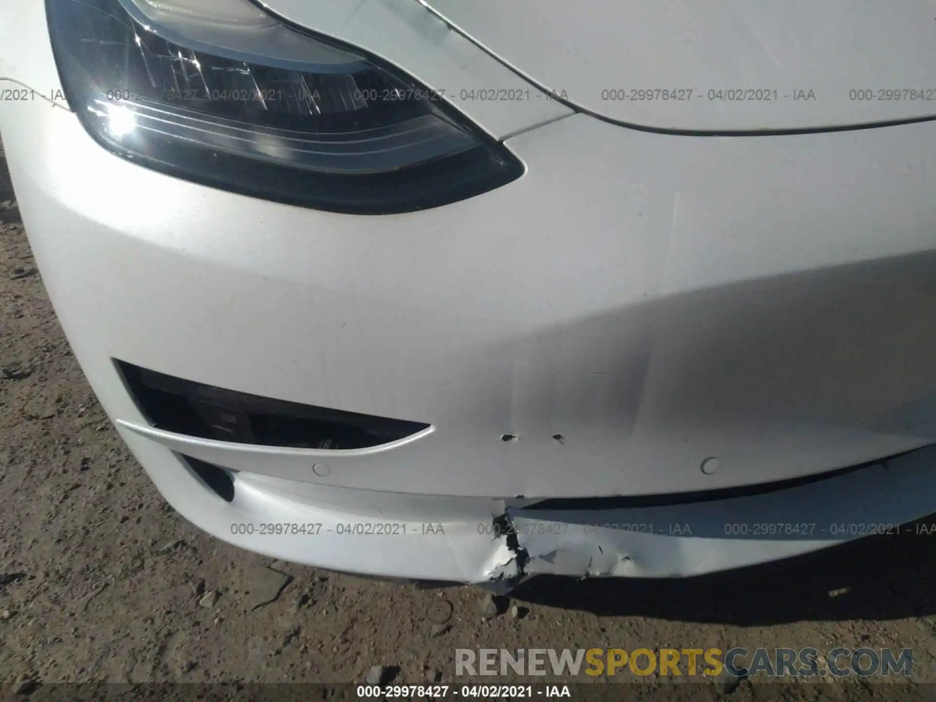 6 Photograph of a damaged car 5YJ3E1EA0KF299709 TESLA MODEL 3 2019