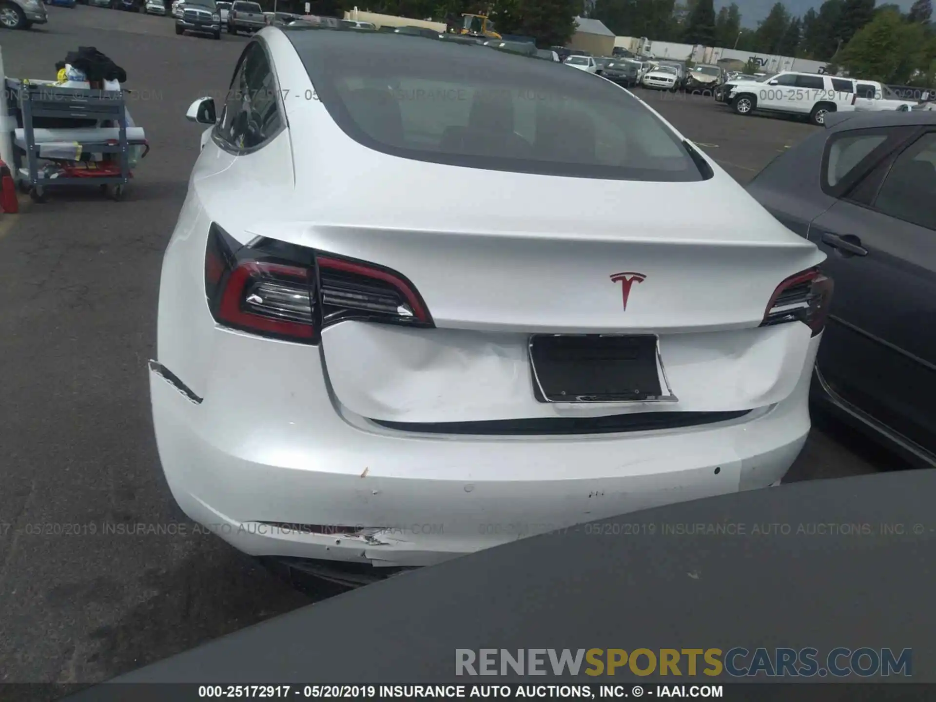 6 Фотография поврежденного автомобиля 5YJ3E1EA0KF299922 TESLA MODEL 3 2019