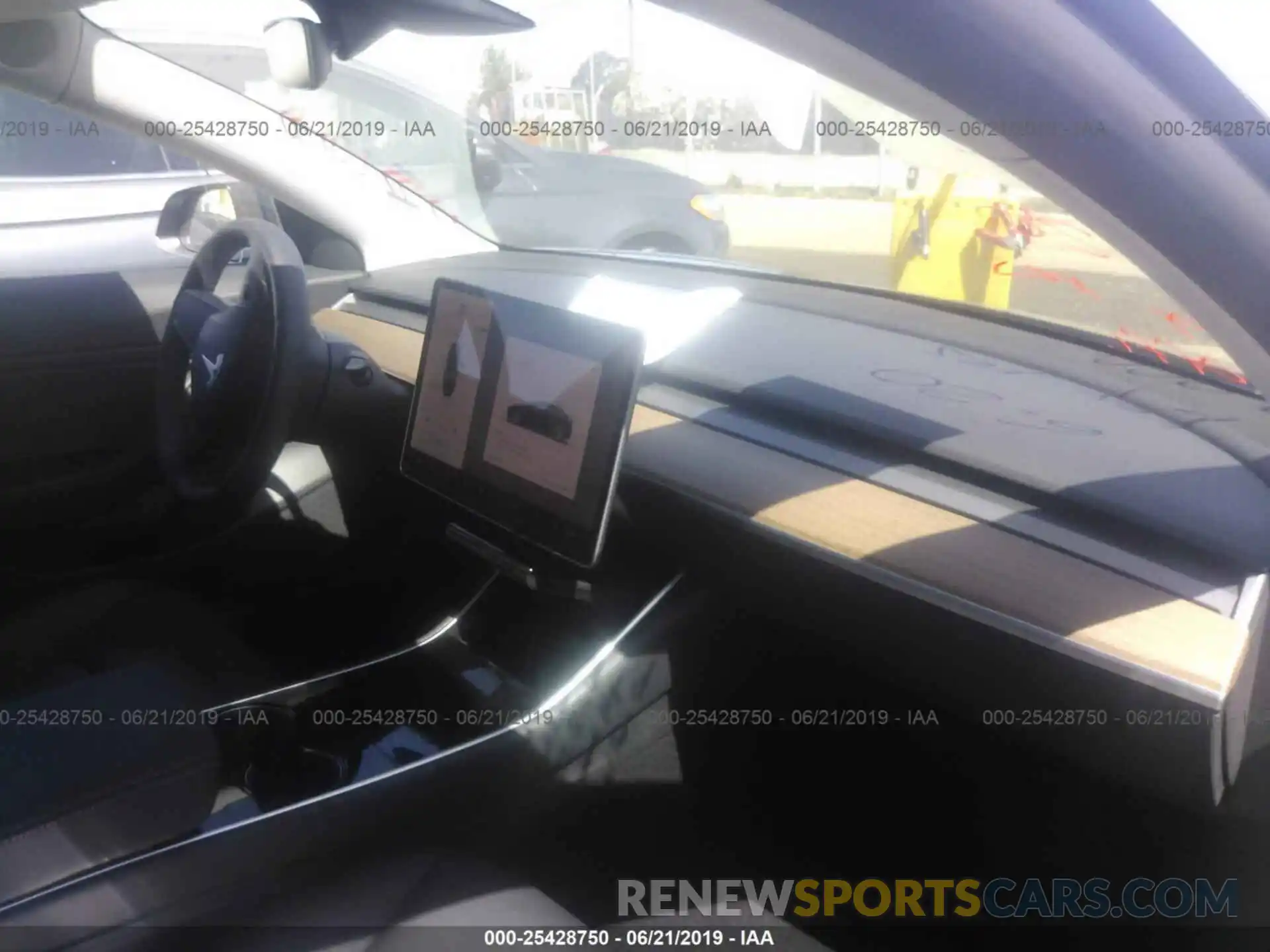 5 Photograph of a damaged car 5YJ3E1EA0KF300485 TESLA MODEL 3 2019