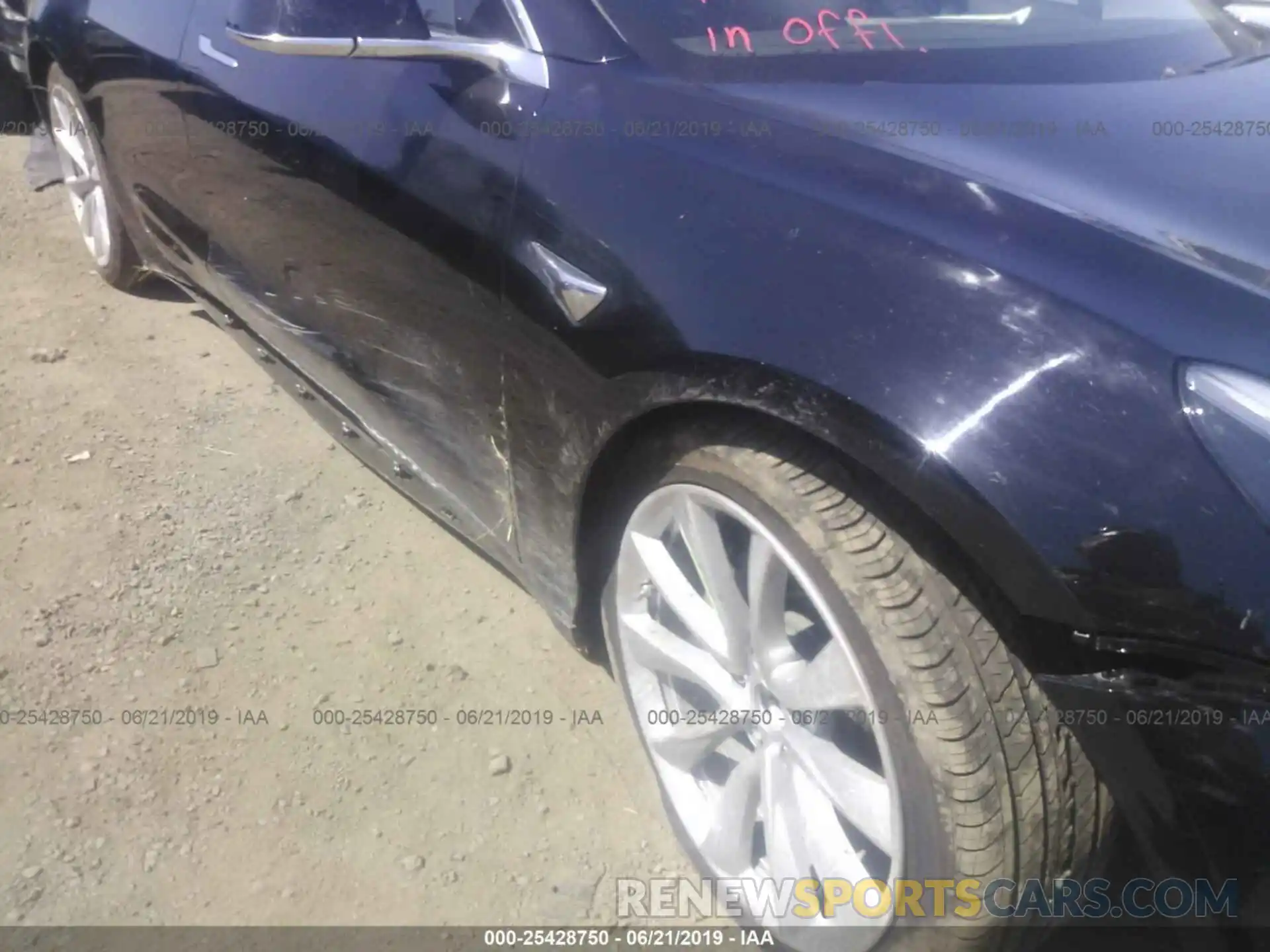 6 Photograph of a damaged car 5YJ3E1EA0KF300485 TESLA MODEL 3 2019