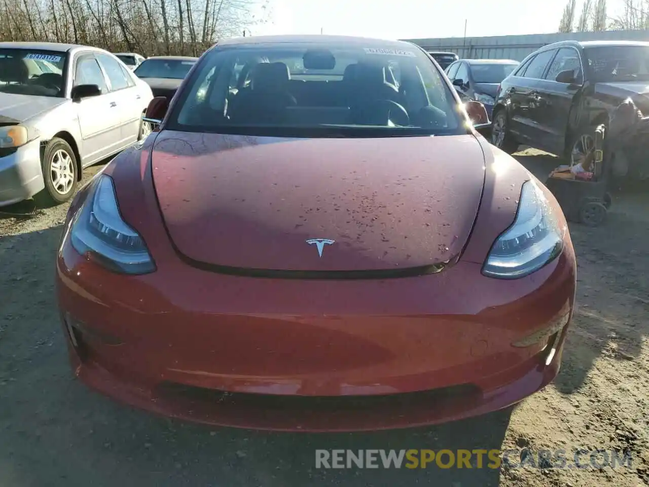 5 Photograph of a damaged car 5YJ3E1EA0KF301068 TESLA MODEL 3 2019