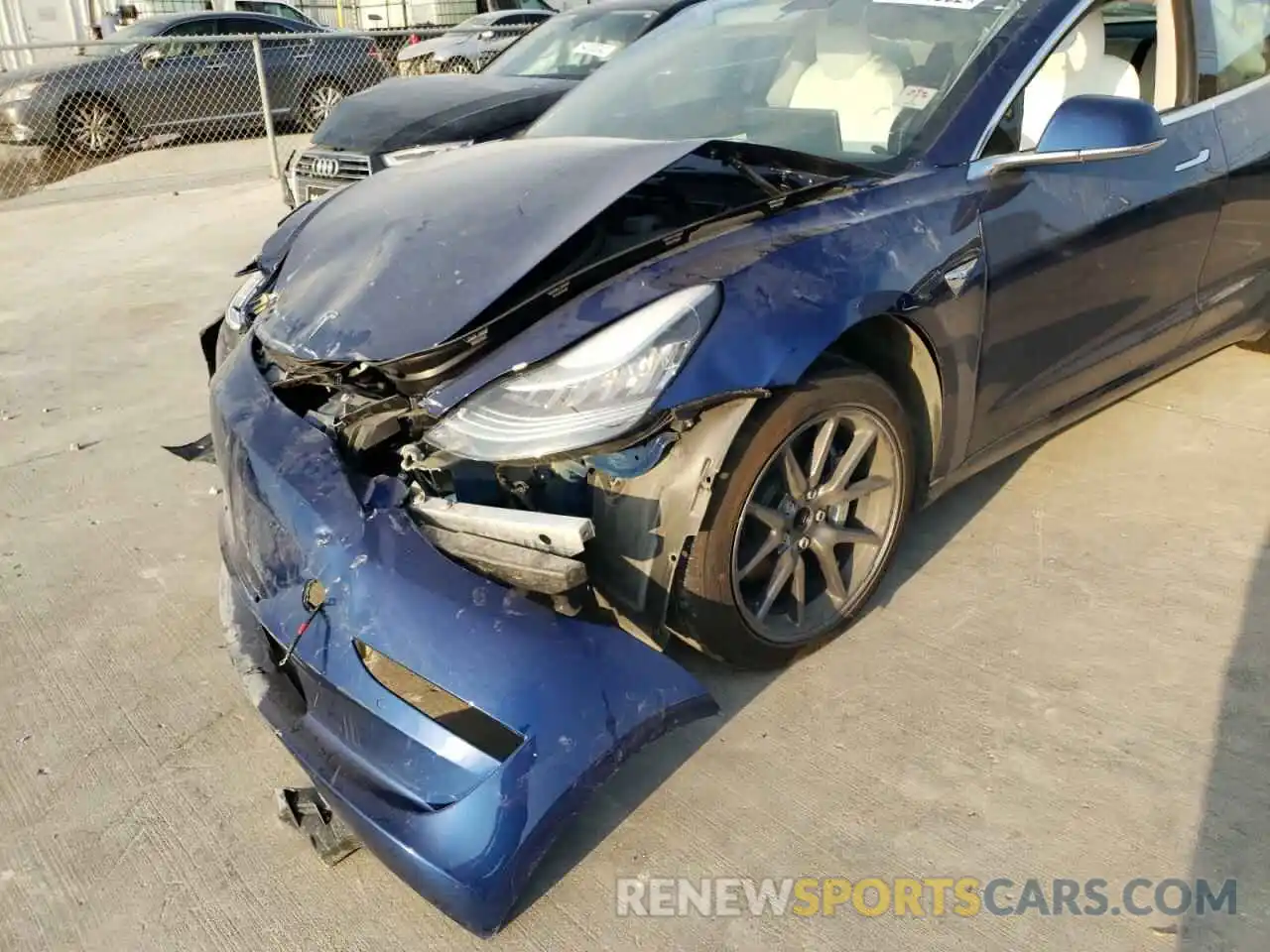 9 Photograph of a damaged car 5YJ3E1EA0KF301930 TESLA MODEL 3 2019