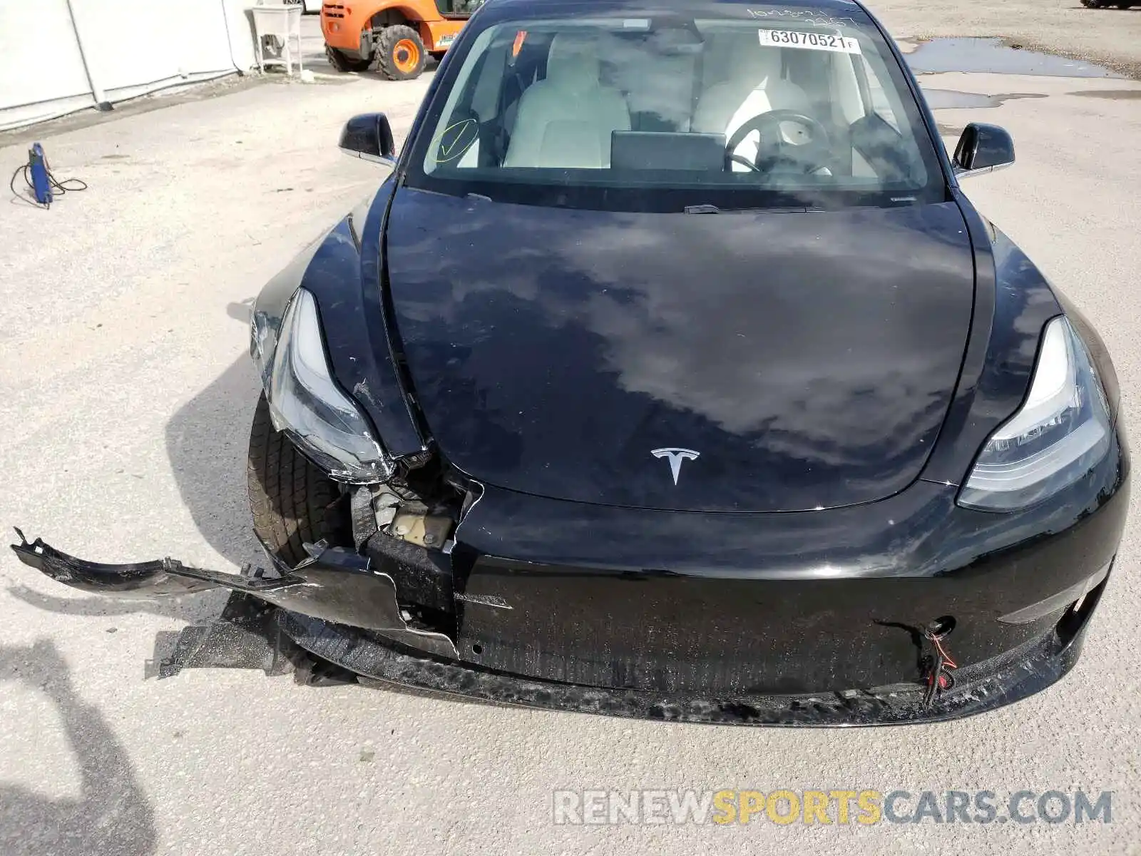 7 Photograph of a damaged car 5YJ3E1EA0KF302267 TESLA MODEL 3 2019