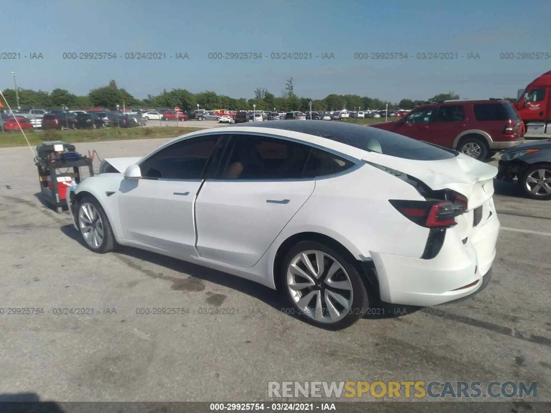 3 Photograph of a damaged car 5YJ3E1EA0KF302642 TESLA MODEL 3 2019