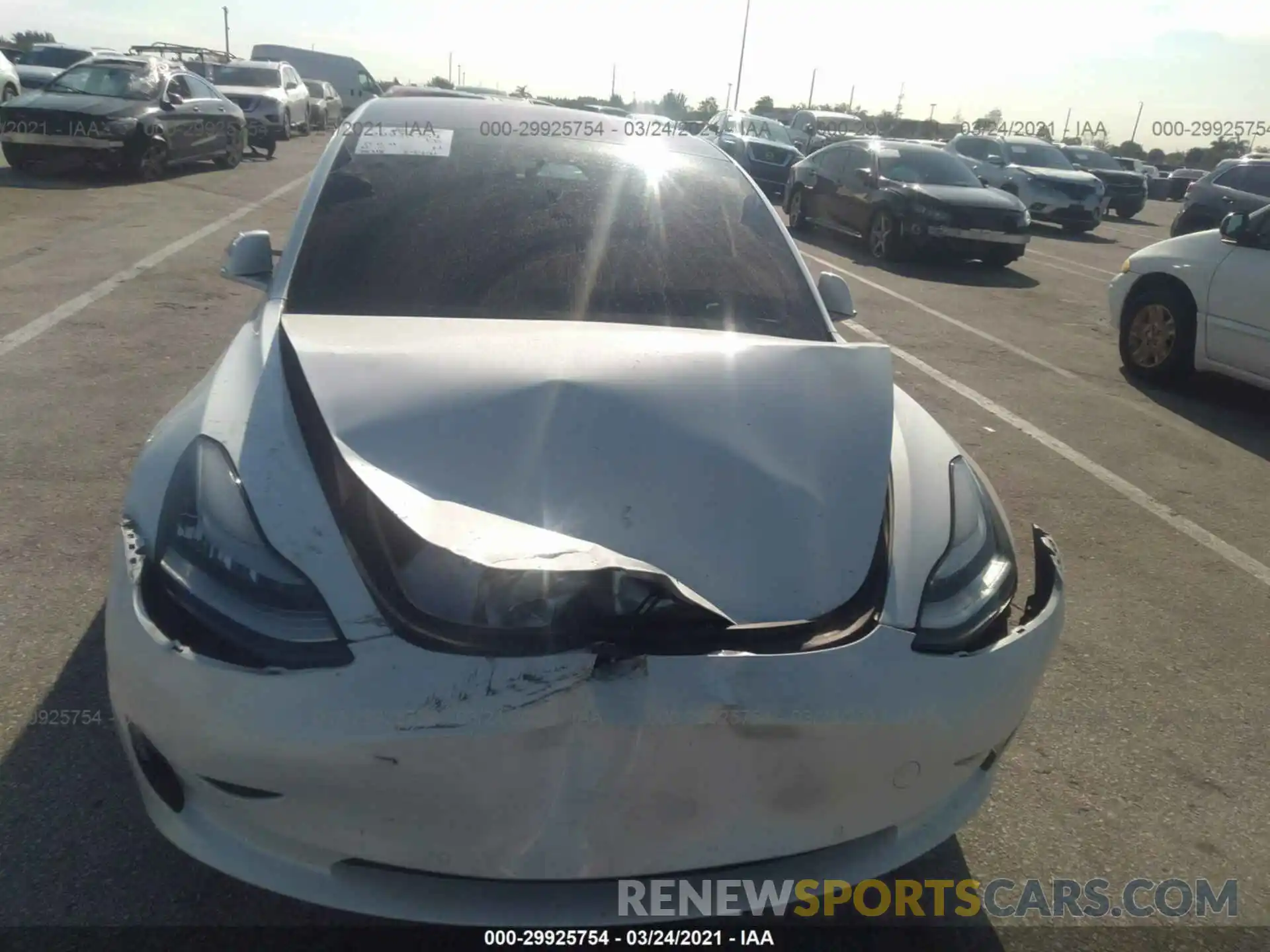 6 Photograph of a damaged car 5YJ3E1EA0KF302642 TESLA MODEL 3 2019