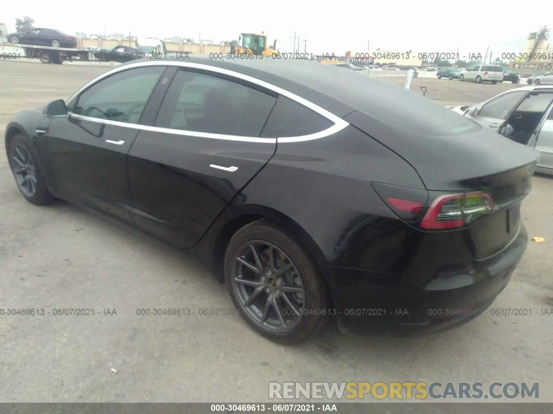 3 Photograph of a damaged car 5YJ3E1EA0KF305041 TESLA MODEL 3 2019